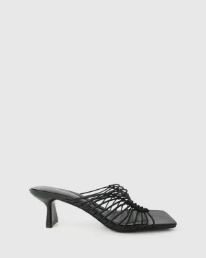 About Last Night Strappy Heel Low Heel Easy to Wear