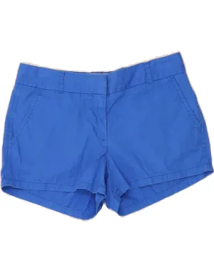 Seamless Shoulder Smooth Finish J. CREW Womens Chino Shorts US 6 Medium W32 Blue Cotton