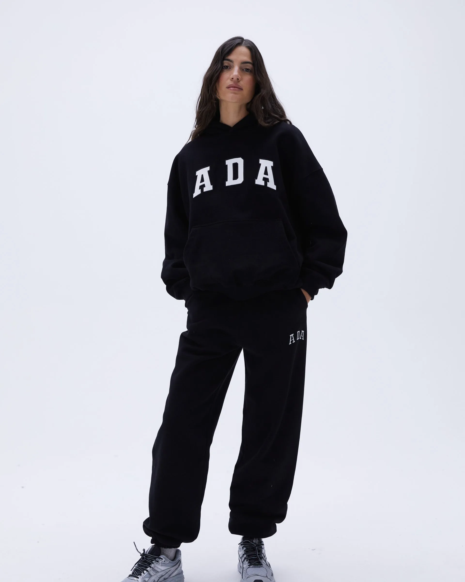 perfect for anniversaries Smart Hoodie ADA Oversized Hoodie - Black