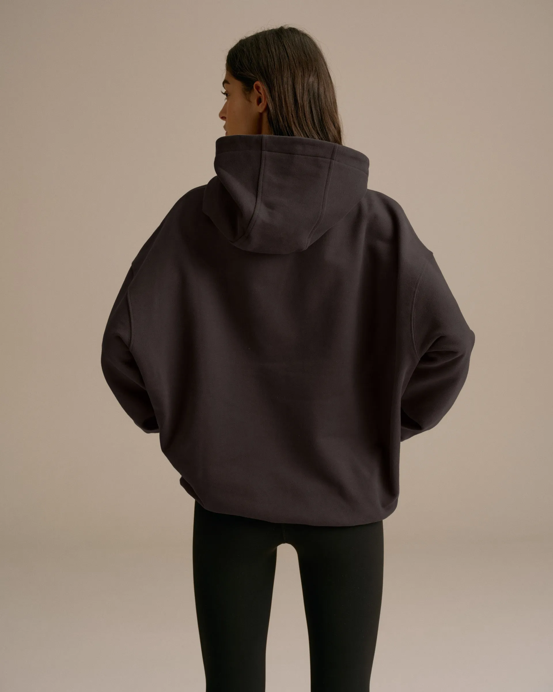 ADA Oversized Hoodie - Coffee Bean Cozy Choice