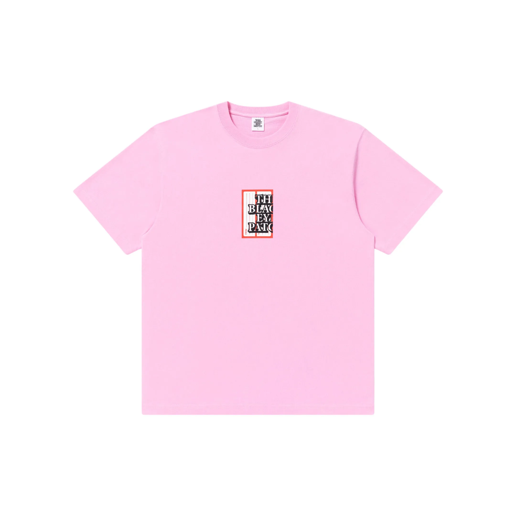 Limited Edition Formal Style ADDRESS LABEL TEE PINK