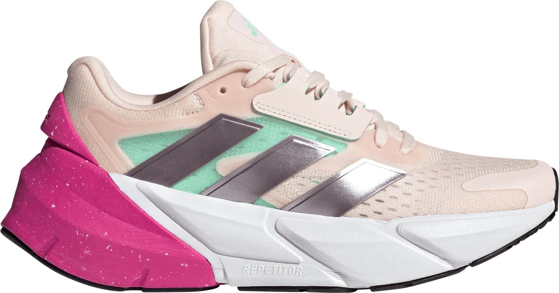 TPE Stabilizer Sustainable Outsole Material adidas Adistar 2.0 Womens Running Shoes - Pink