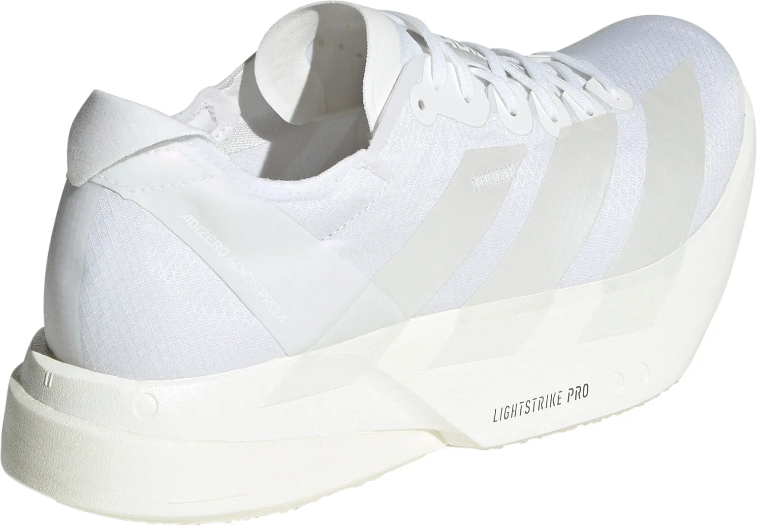 adidas Adizero Adios Pro 4 Womens Running Shoes - White rubber - sole shoes cobblestone - running shoes