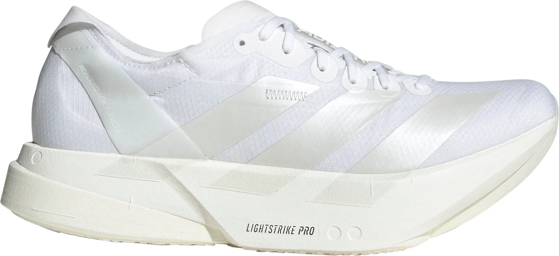 Mountain Heel To Toe Drop adidas Adizero Adios Pro 4 Womens Running Shoes - White