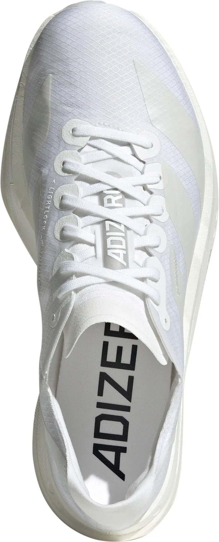 adidas Adizero Adios Pro 4 Womens Running Shoes - White Energy Capturing Design running in open - air stadiums shoes