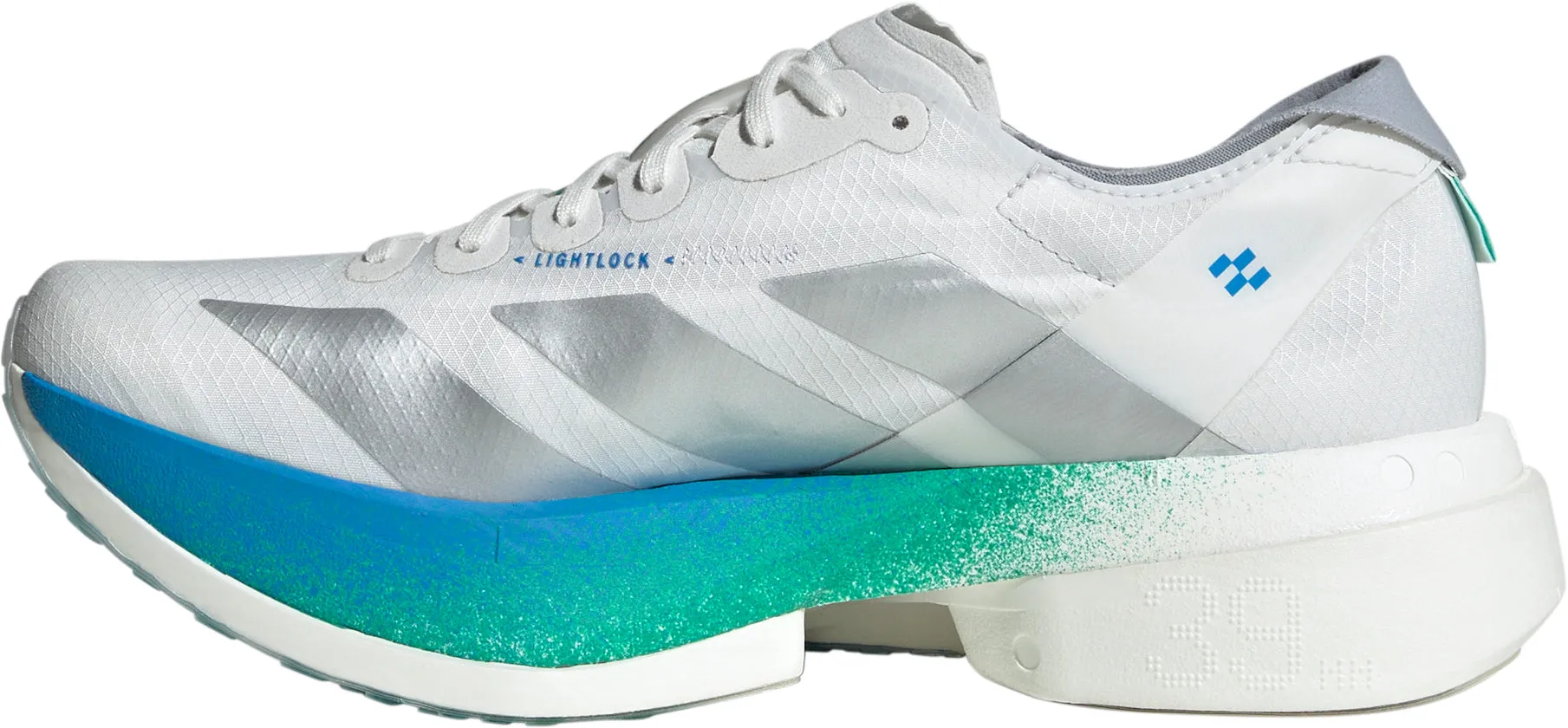 Seamless Comfort Lining Breathable EVA Foam adidas Adizero Adios Pro 4 Womens Running Shoes - White