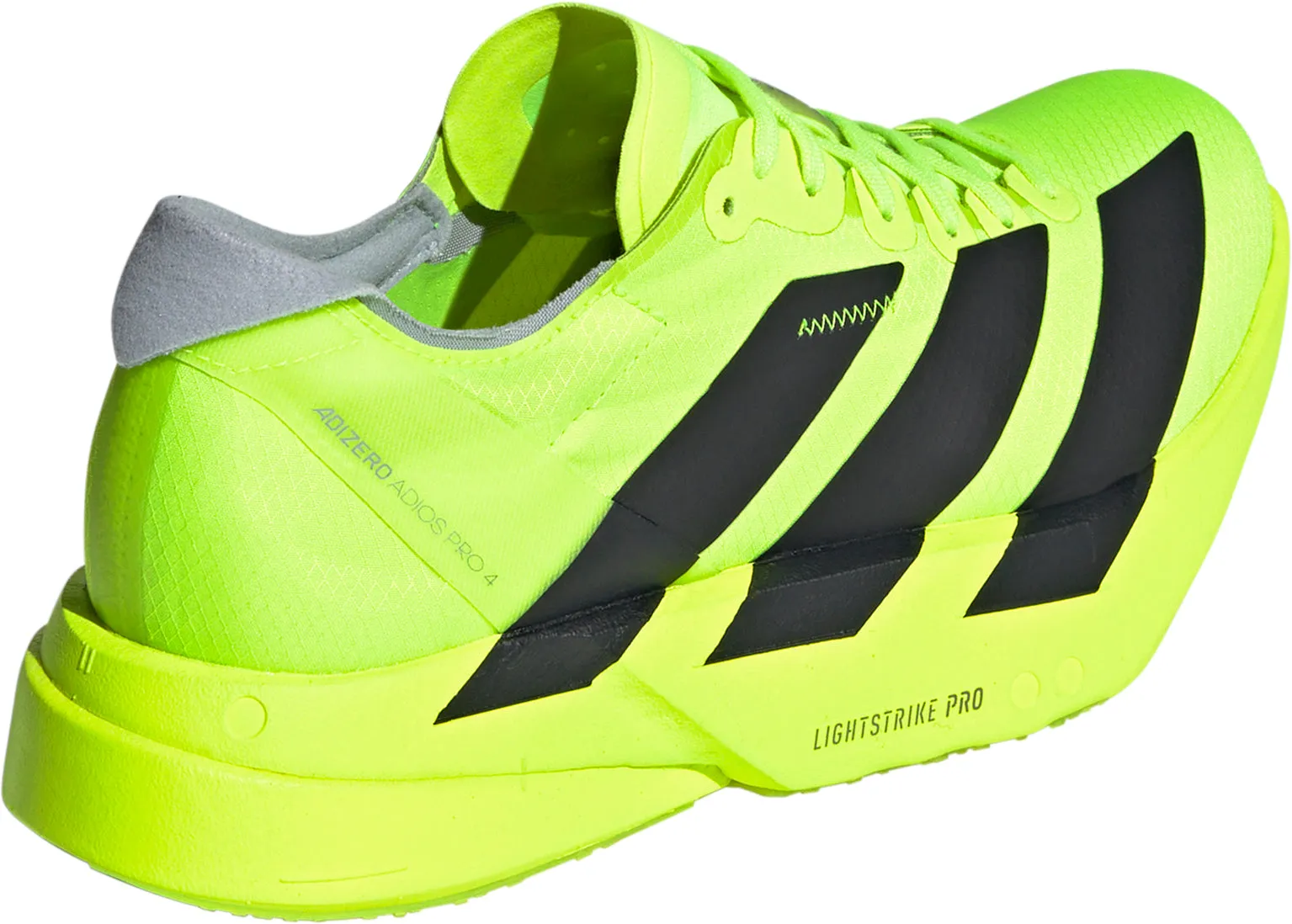 Ergonomic Last Shape Impact Resistant Foam adidas Adizero Adios Pro 4 Womens Running Shoes - Yellow
