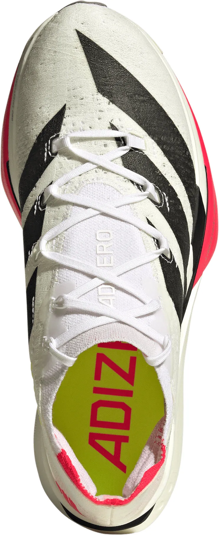 adidas Adizero Prime X3 Strung Running Shoes - White Zip - up