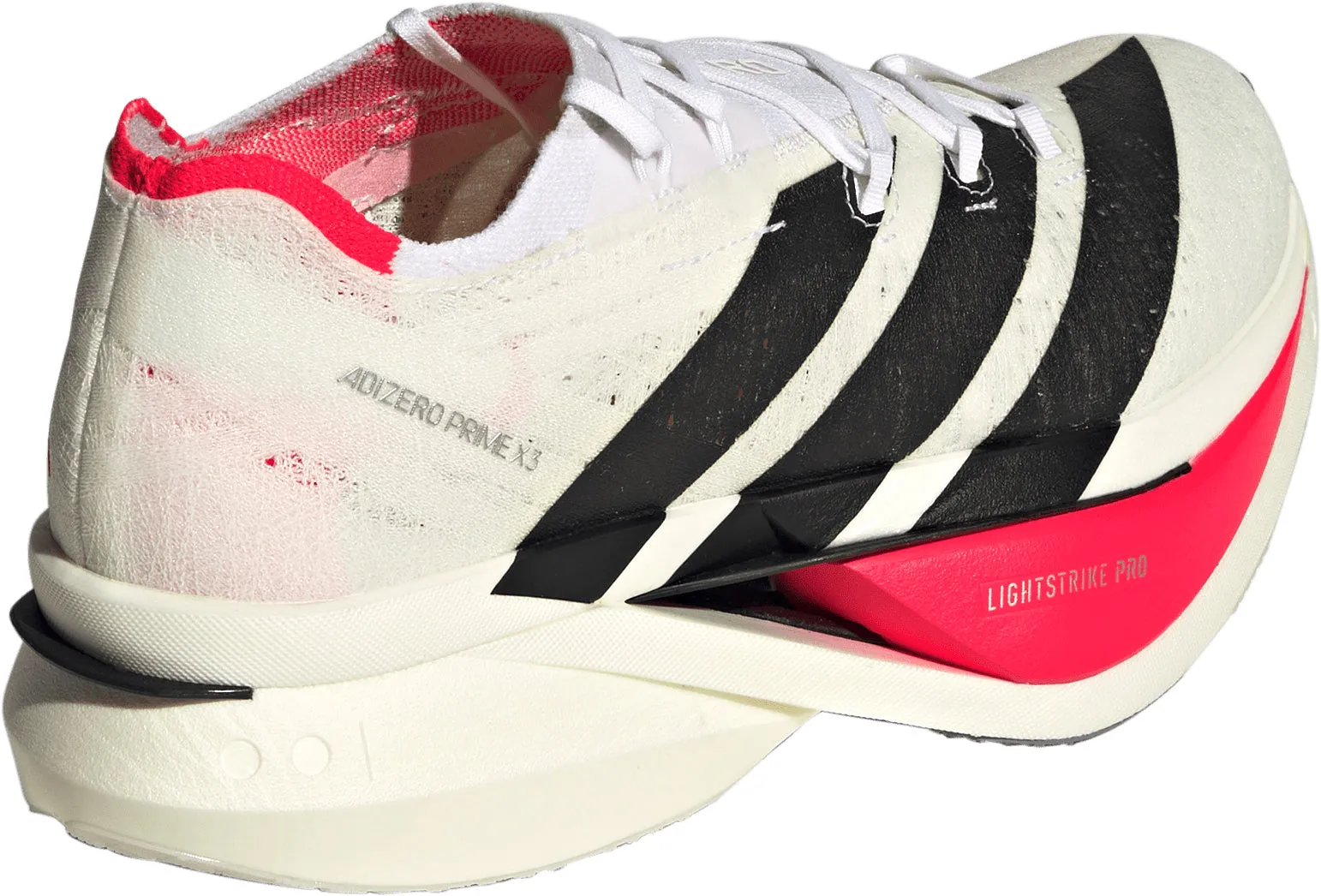 Performance Cushioning bodybuilding shoes adidas Adizero Prime X3 Strung Running Shoes - White