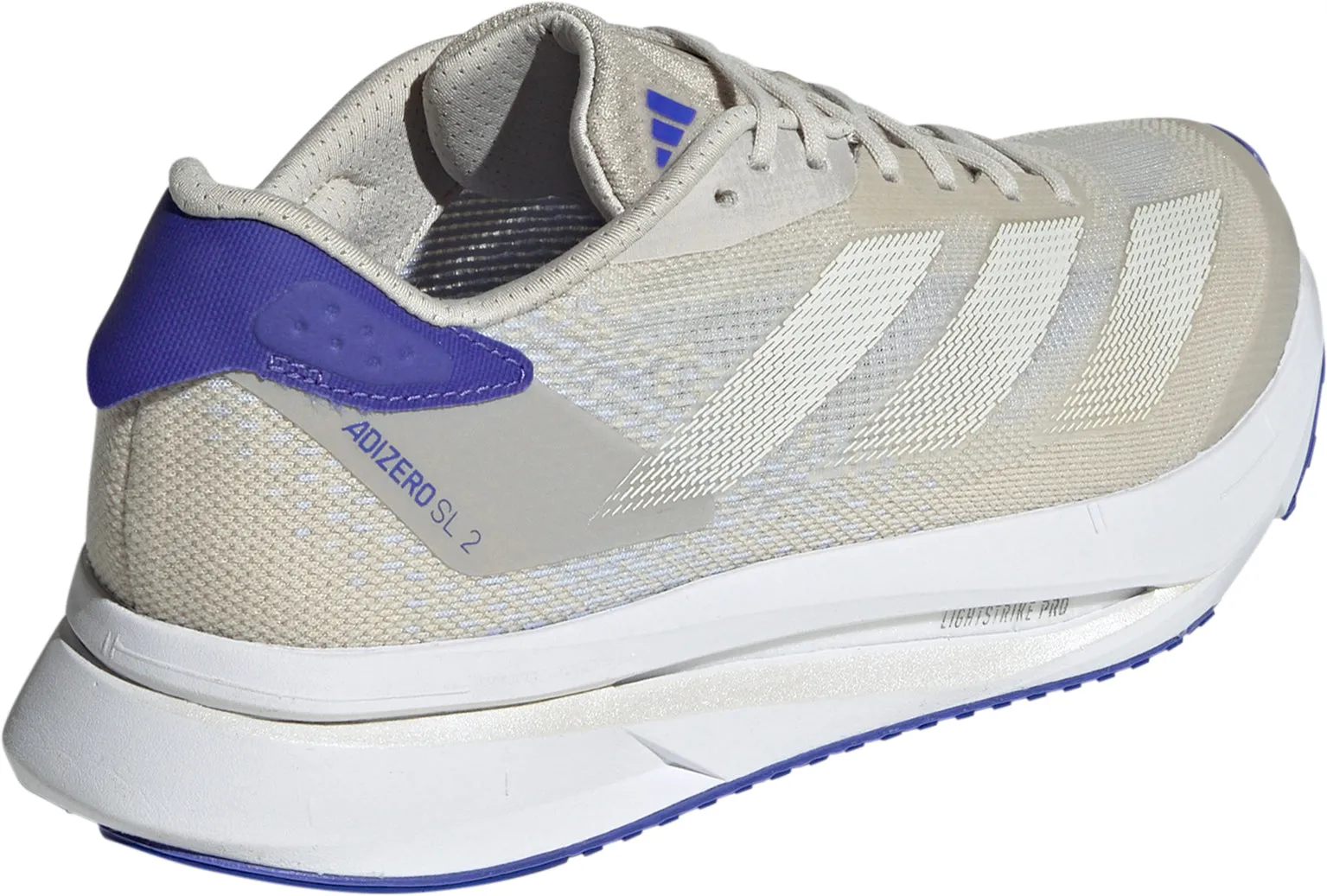 adidas Adizero SL 2 Womens Running Shoes - Beige ankle - support - feature shoes flexible sole shoes