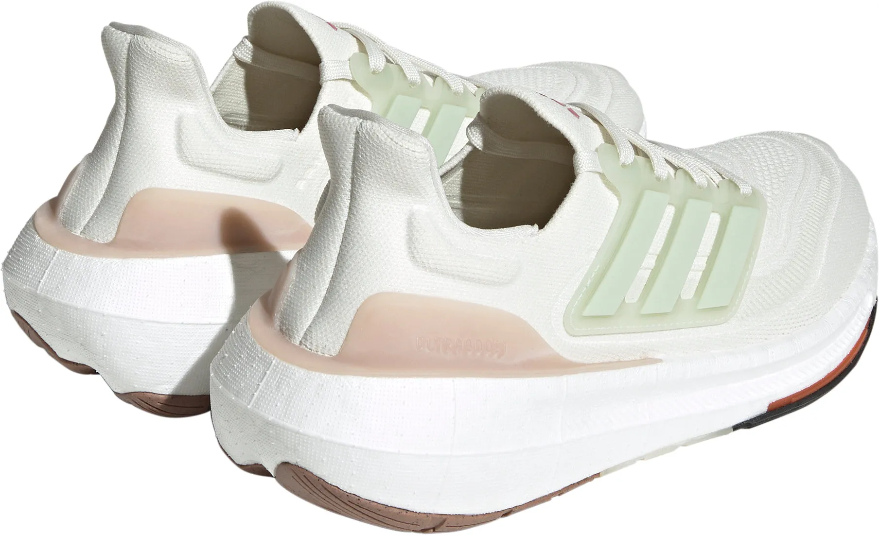 adidas Ultra Boost Light Womens Running Shoes - Green Impact Resistant Heel