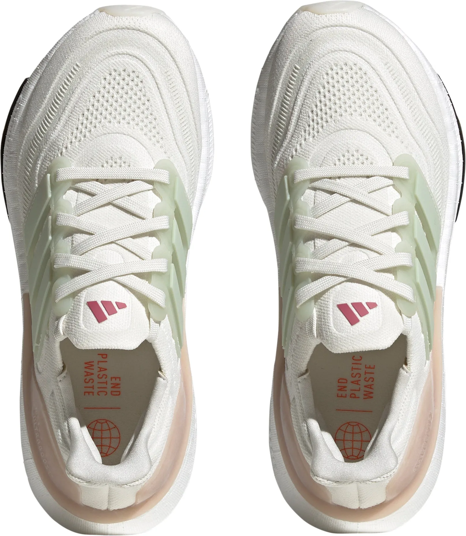 air - cushioned sole shoes mesh shoes adidas Ultra Boost Light Womens Running Shoes - Green