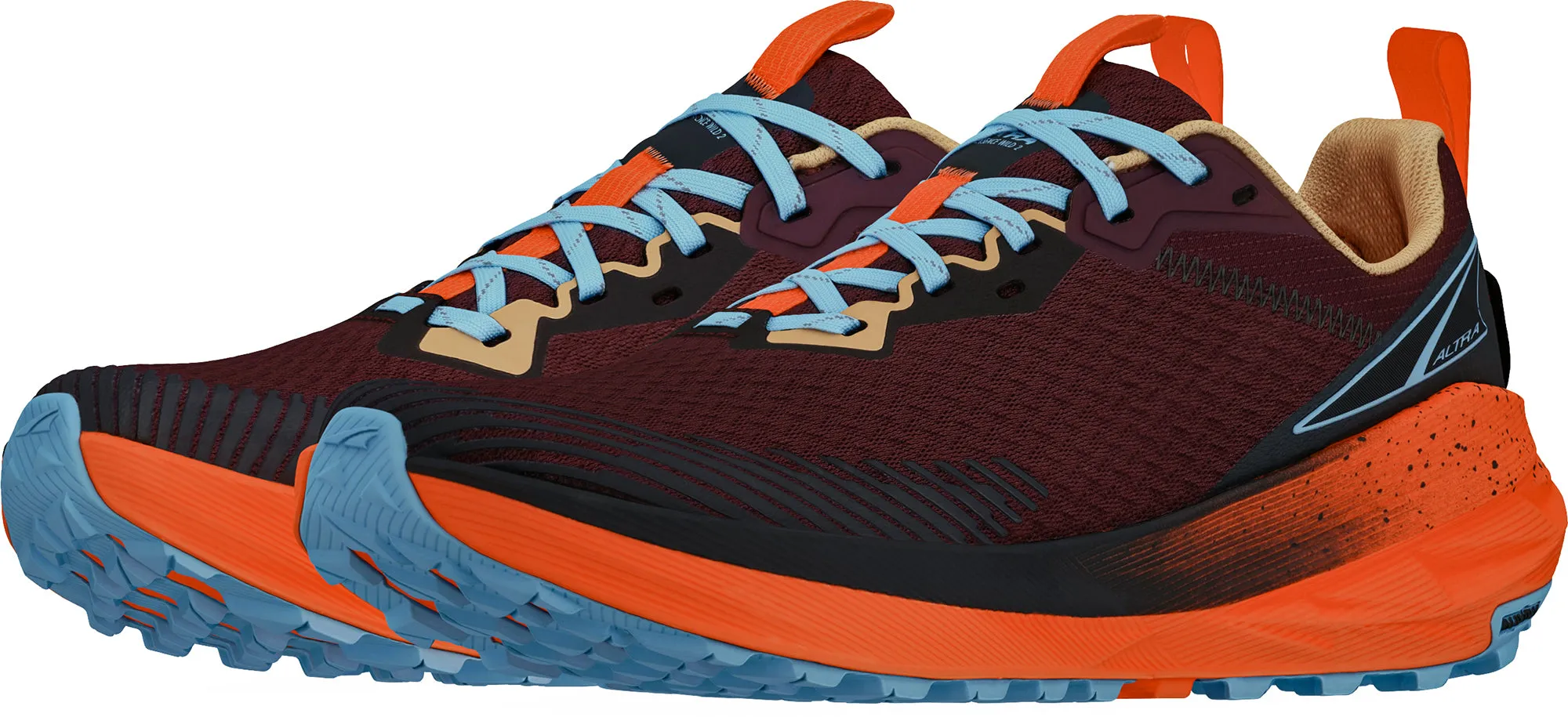 Altra Experience Wild 2 Womens Trail Running Shoes - Red jungle shoes