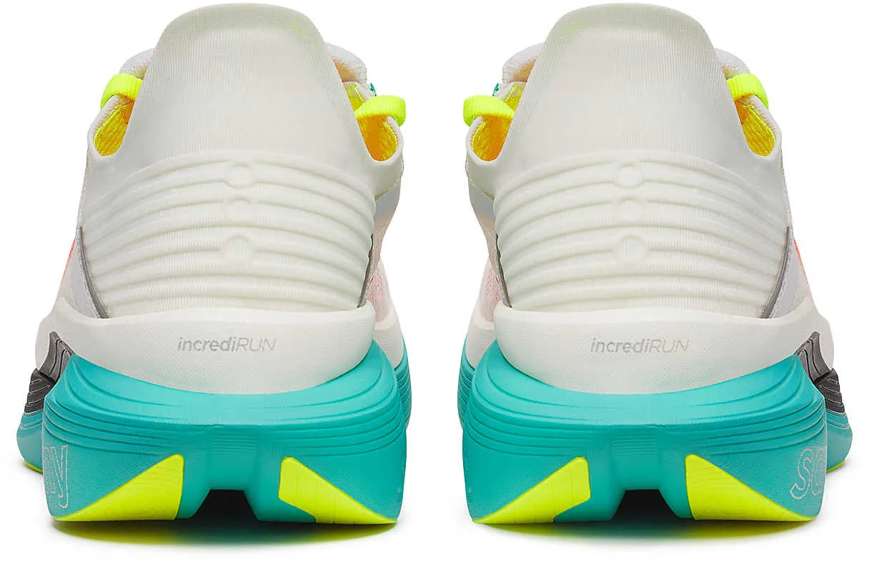 Dynamic Arch Support Hyperbolic Heel Counter Saucony Endorphin Elite 2 Running Shoes - White