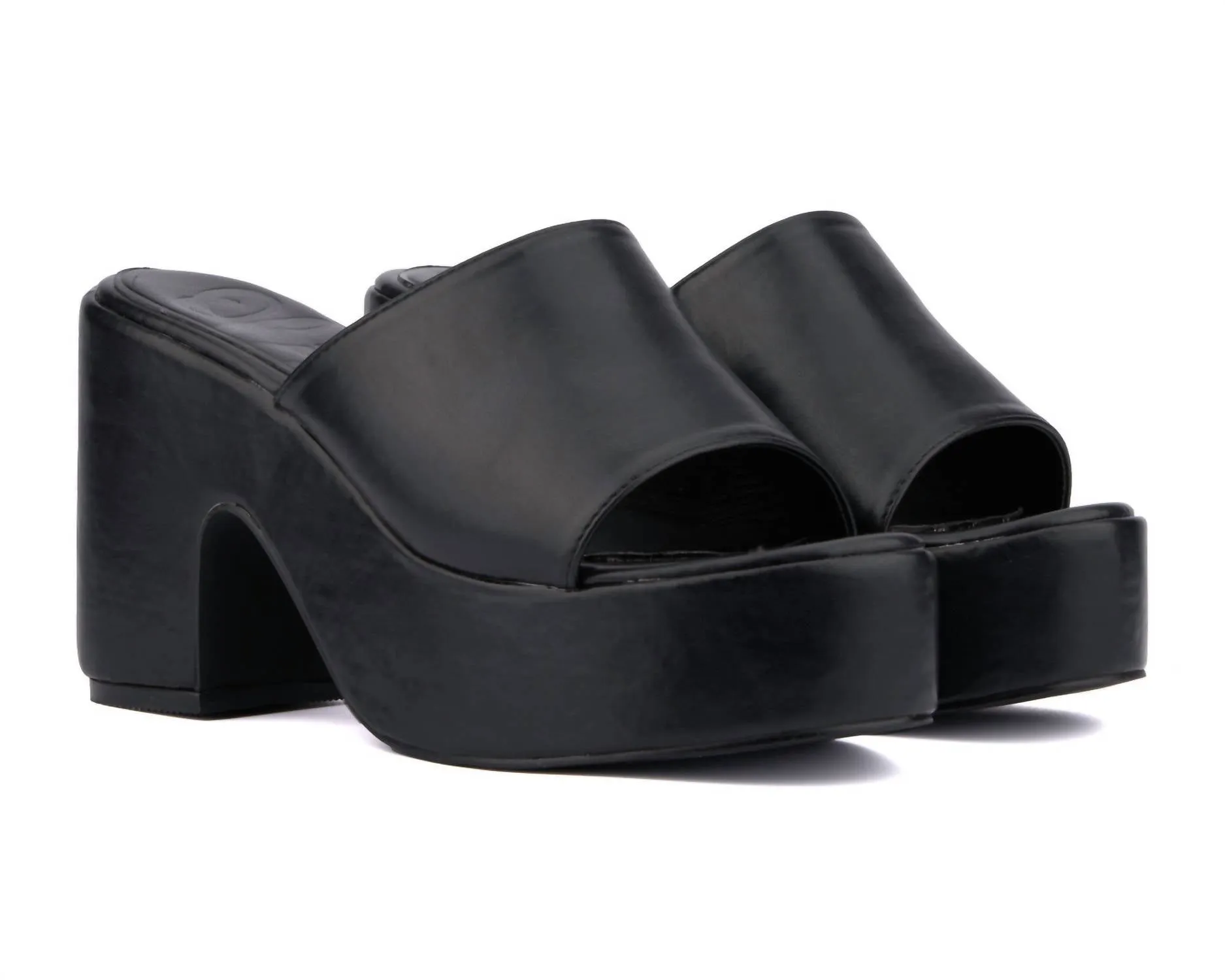 Day Ready Luxury Sandals Women's Crush Platform Heel In Black