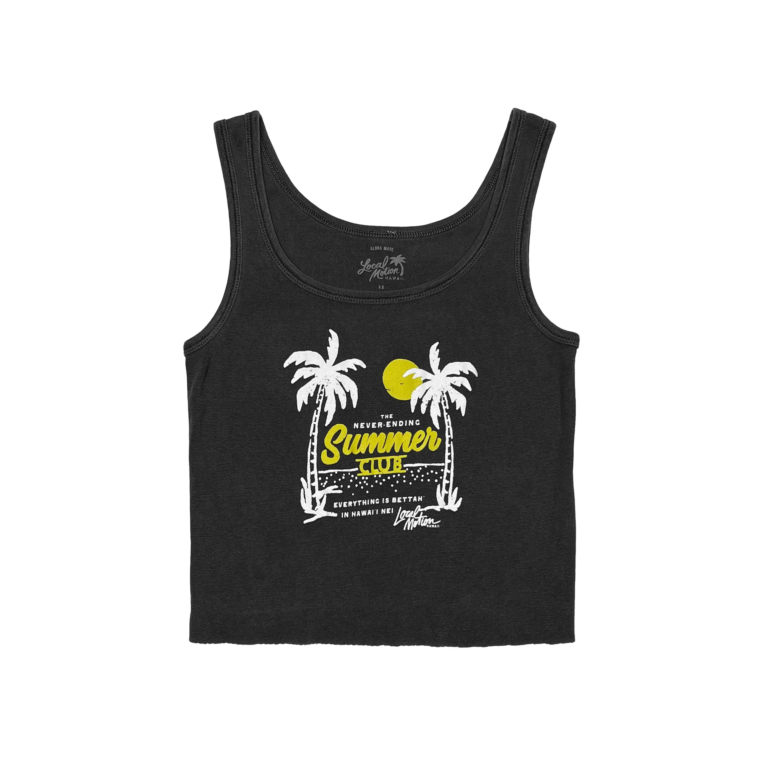 high pressure situation Easy Care Material SUMMER CLUB RAW EDGE TANK TOP