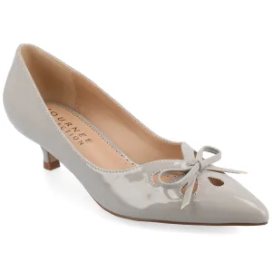 Journee Collection Women's Lutana Wide Width Kitten Heel Wedding Day Heels