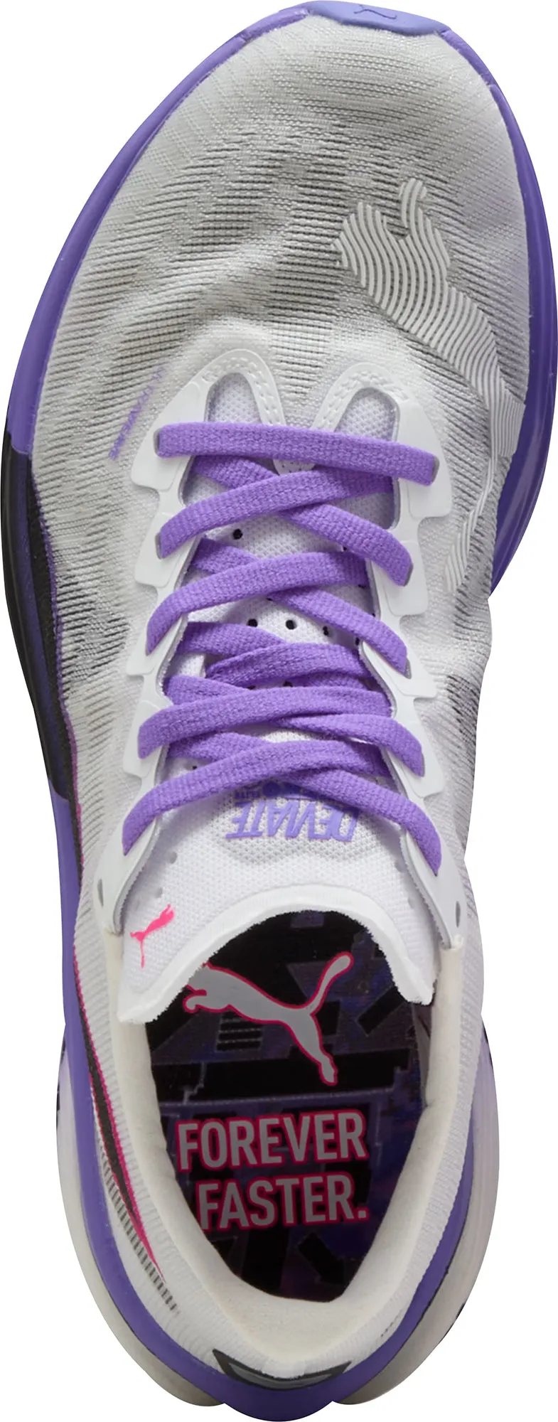 Puma Deviate Nitro Elite 3 Womens Running Shoes - White running in forests running shoes with removable insoles