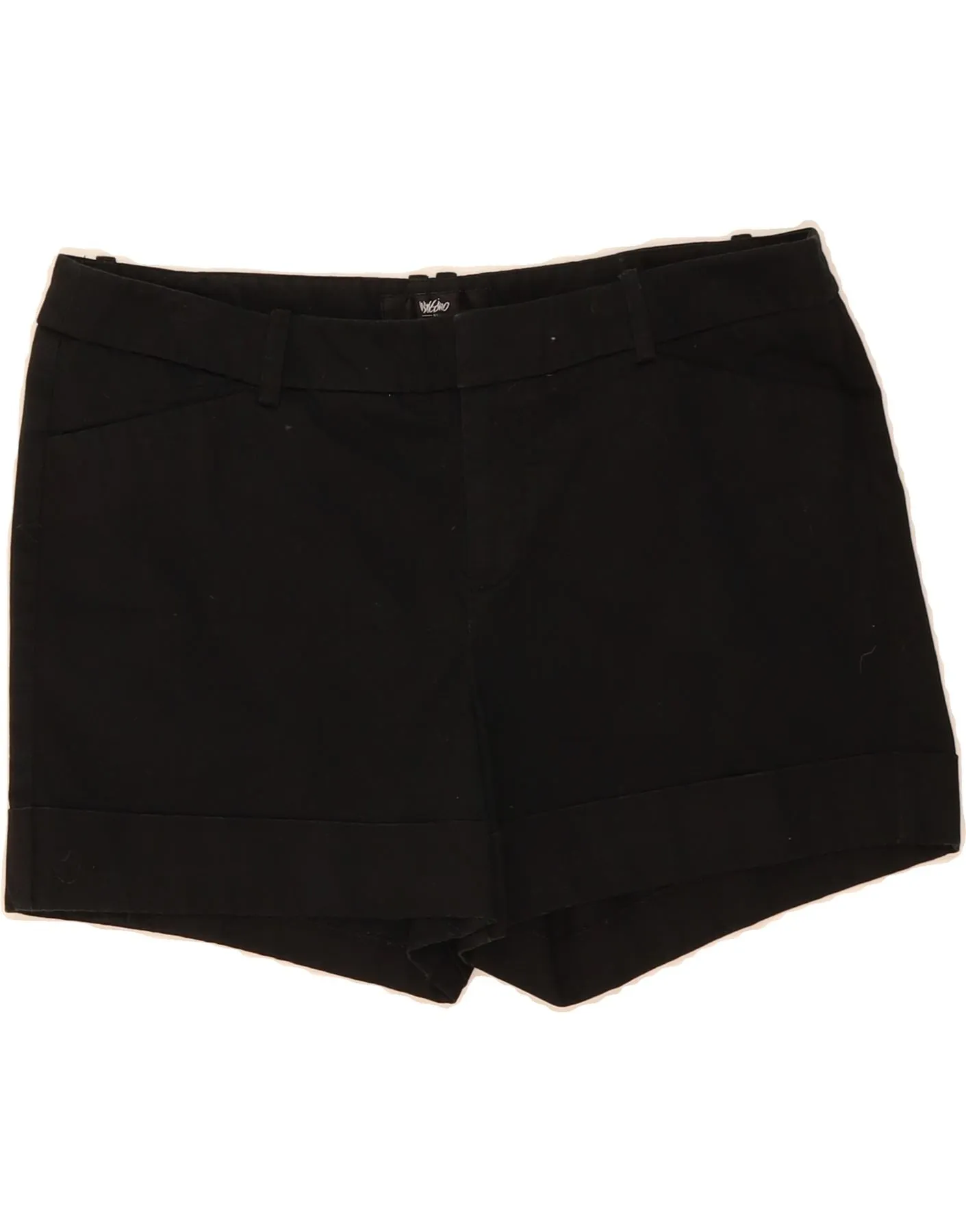 MOSSIMO Womens Casual Shorts US 10 Large W32 Black Cotton Long Sleeve