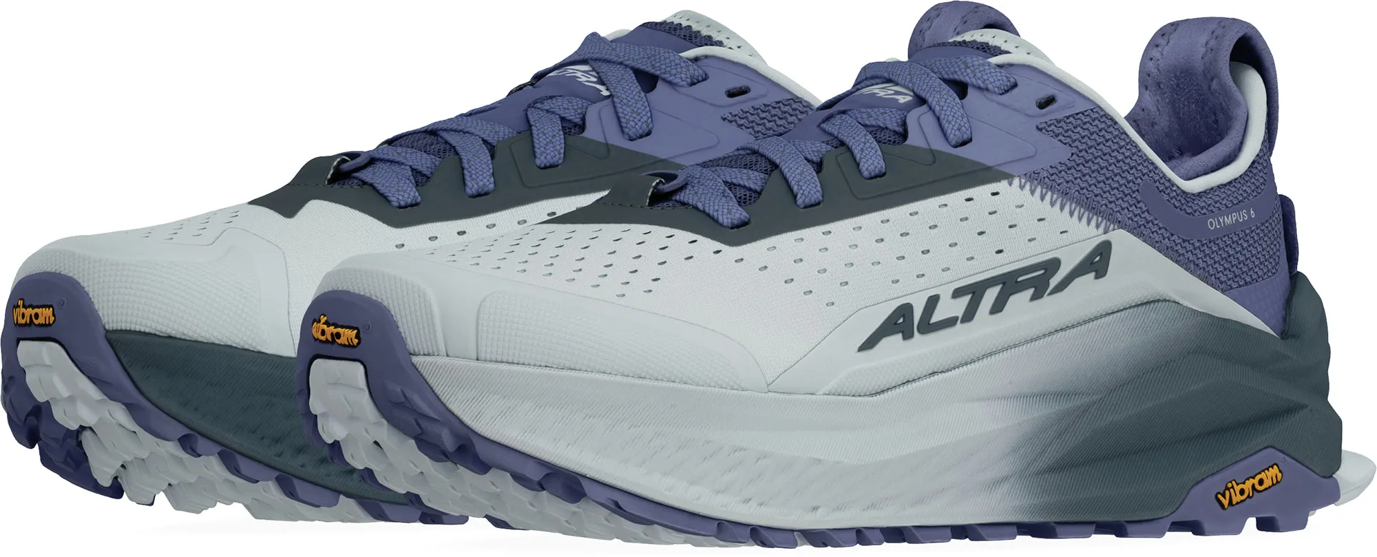 Altra Olympus 6 Womens Trail Running Shoes - Grey Ergonomic Design