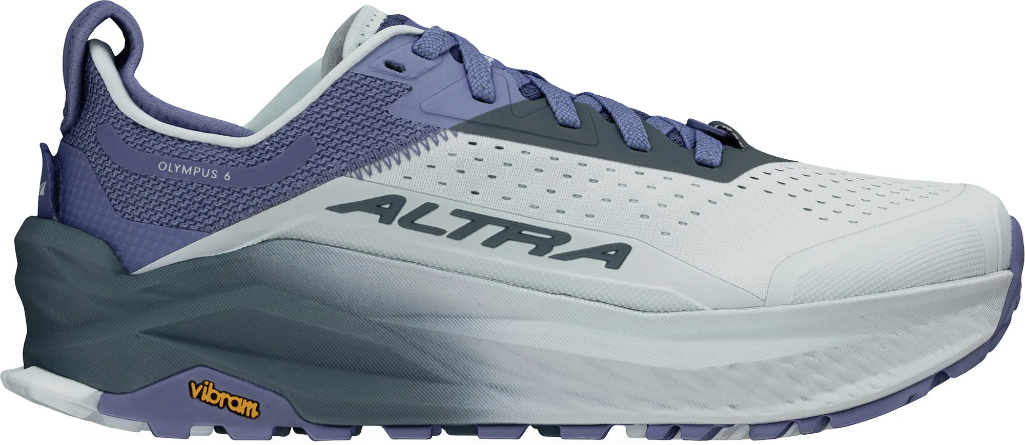 Altra Olympus 6 Womens Trail Running Shoes - Grey asphalt running footwear