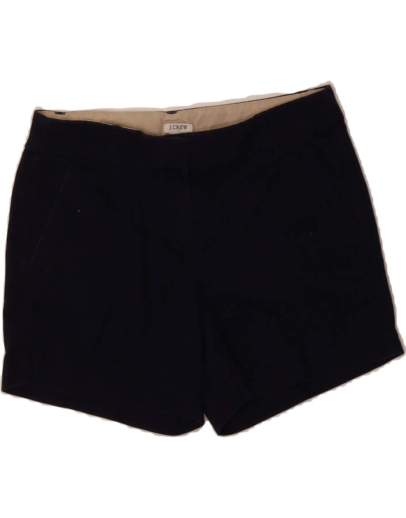 V-Neck Multi Functional Pockets J. CREW Womens Chino Shorts US 2 XS W30  Navy Blue Cotton