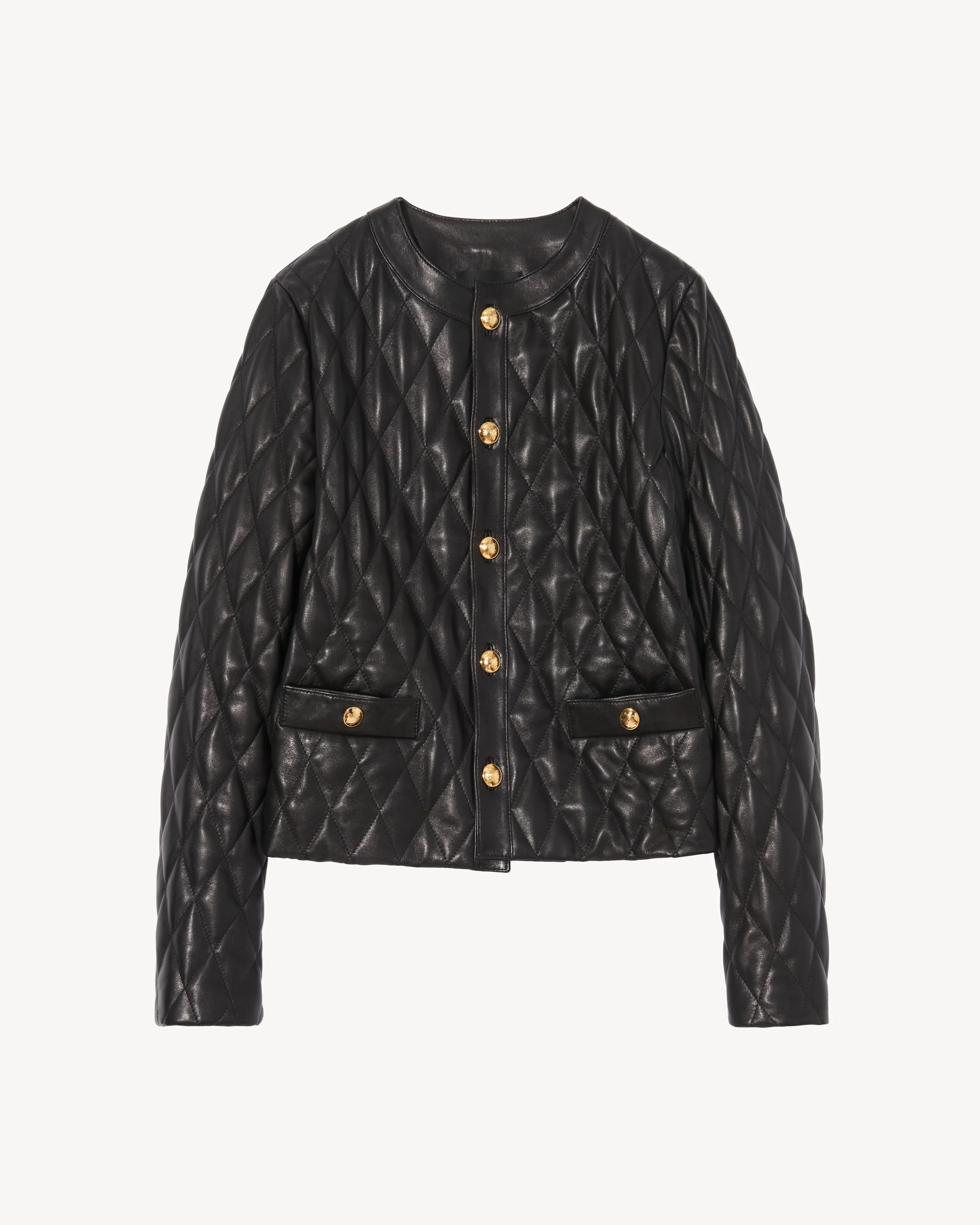 AMY LEATHER JACKET UltraQuietMaterial