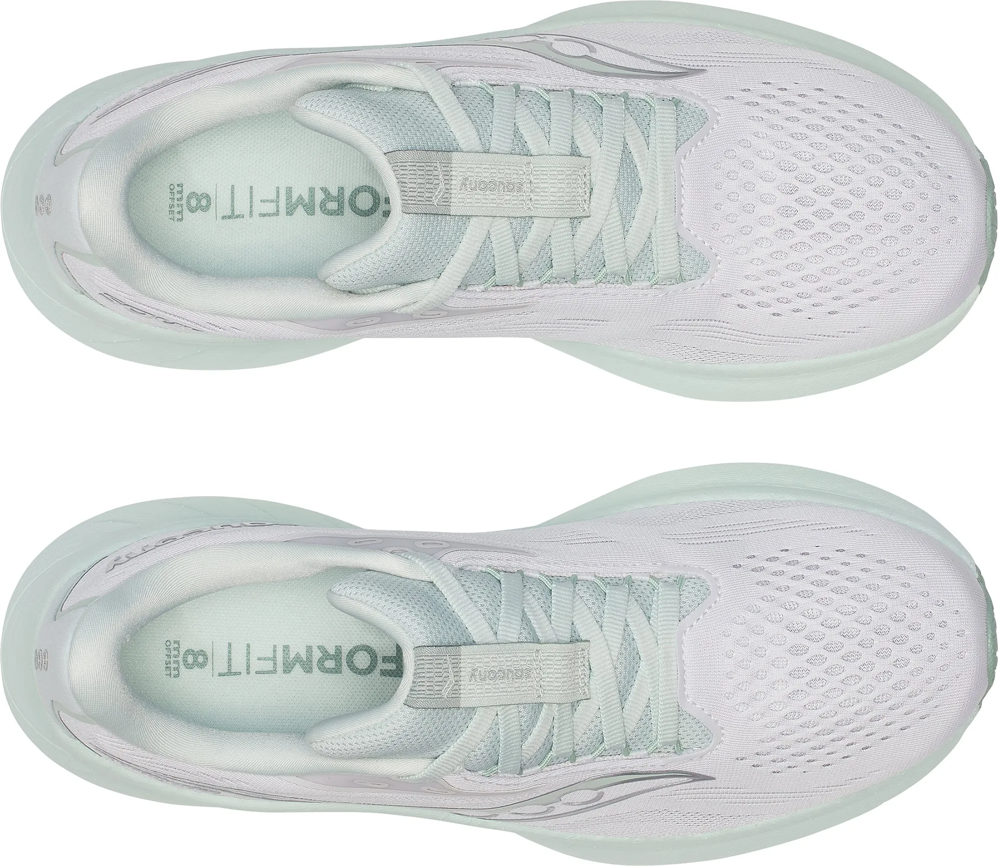 Saucony Ride 18 Womens Running Shoes - Grey beginner runner shoes embossed - finish - design shoes