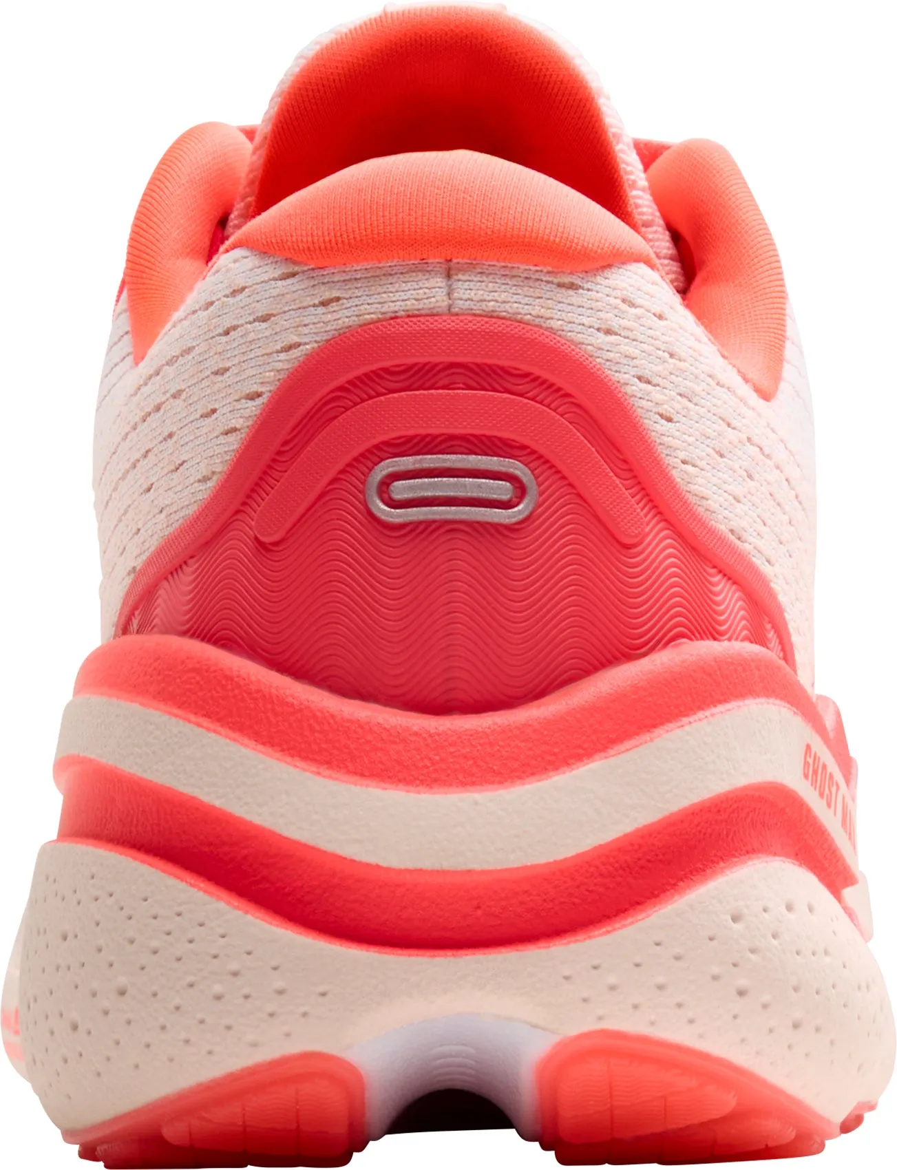 Brooks Ghost Max 2 Womens Running Shoes - Orange Durable Rubber Outsole Engineered Knit Upper