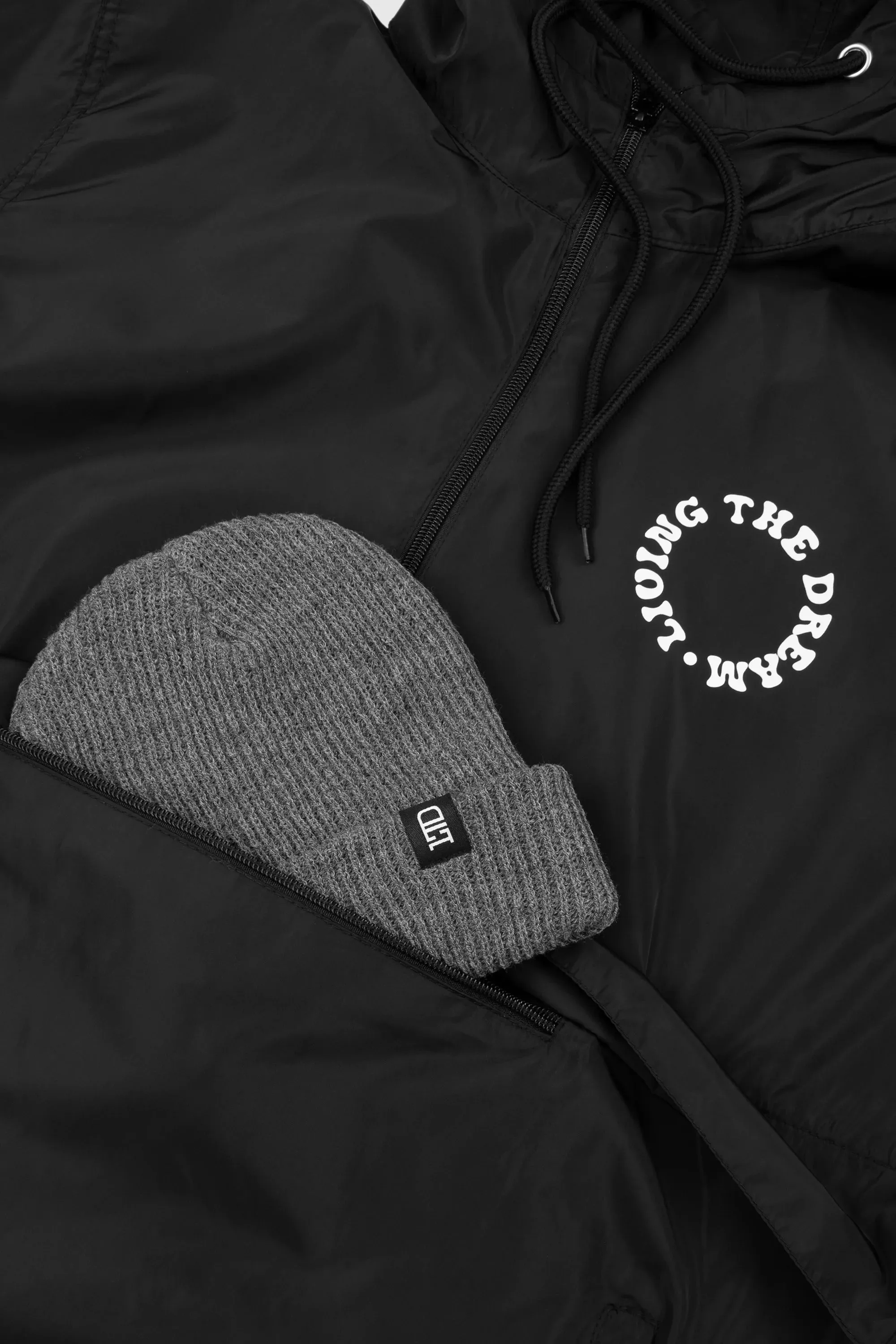 Anorak Pullover Polished Look Clean Jacket Detail