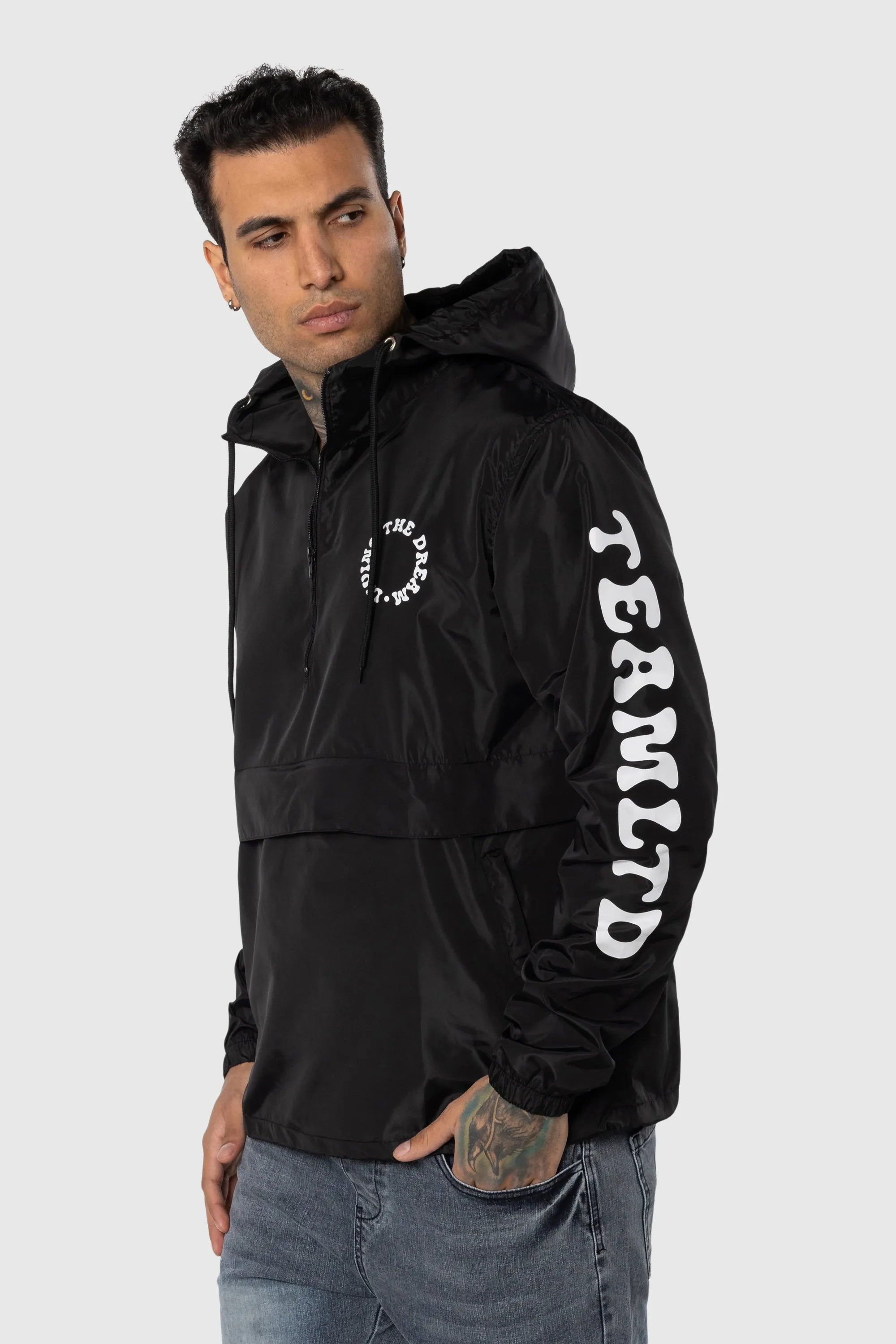 Anorak Pullover Hooded style QuickAccessPockets