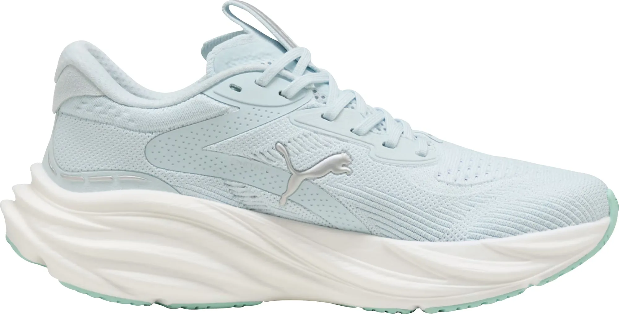 running on a sand track shoes OrthoLite Insole Technology Puma Magnify Nitro 3 Womens Running Shoes - Blue