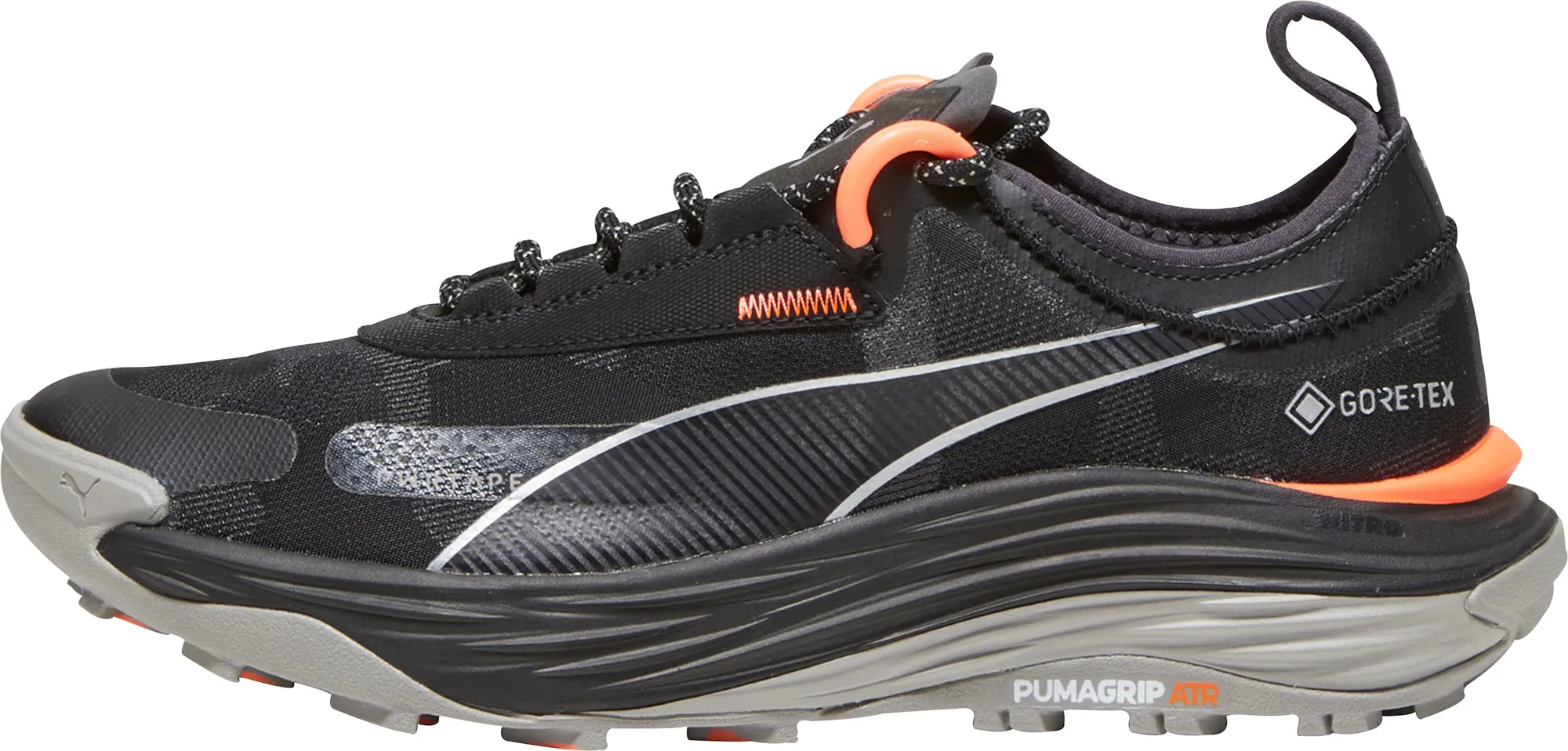 Bright Color Puma Voyage Nitro 3 GORE-TEX Womens Trail Running Shoes - Black