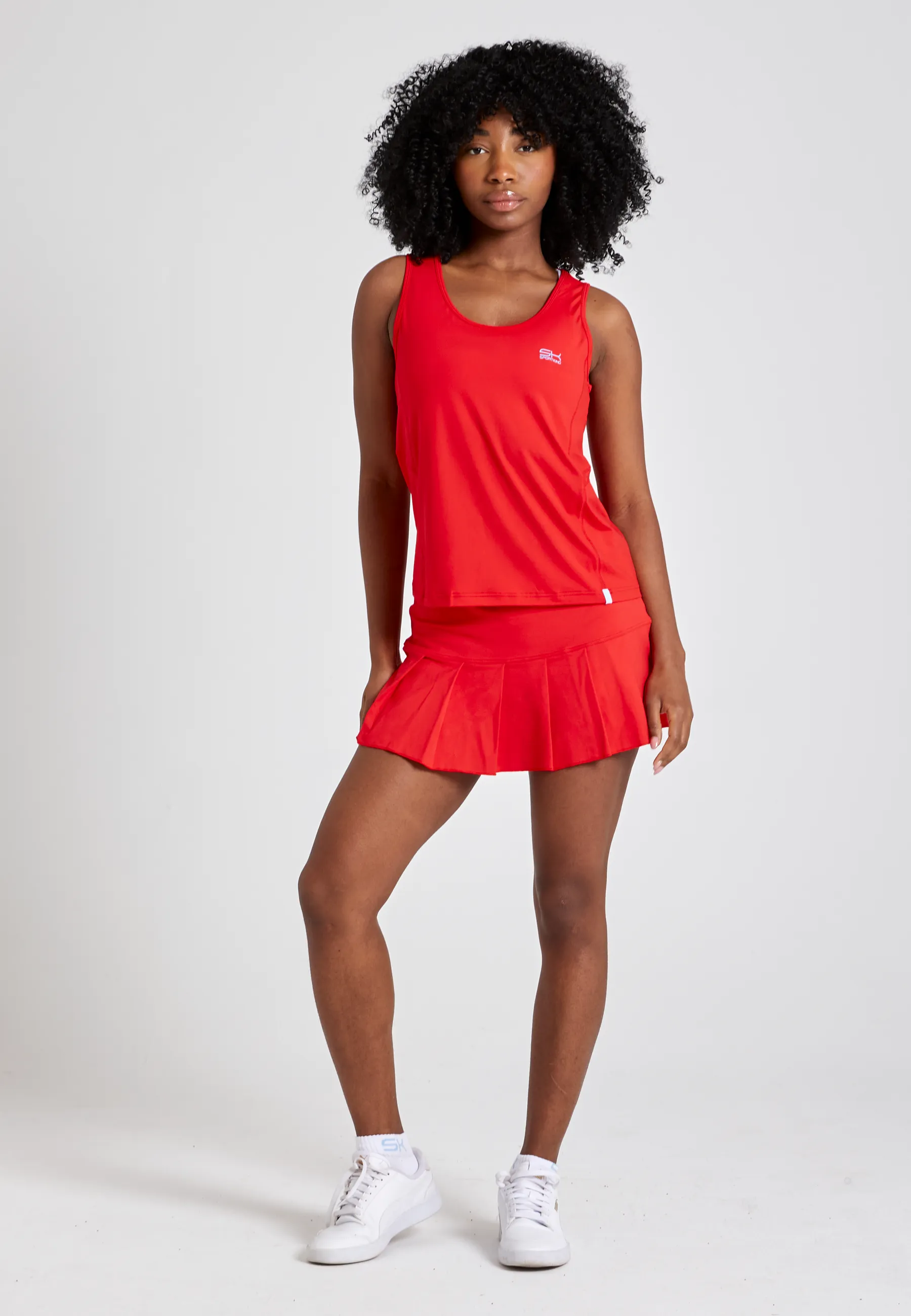 Tennis Loose Fit Tank Top Basic, red Ultra light