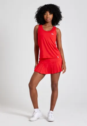Tennis Loose Fit Tank Top Basic, red Ultra light