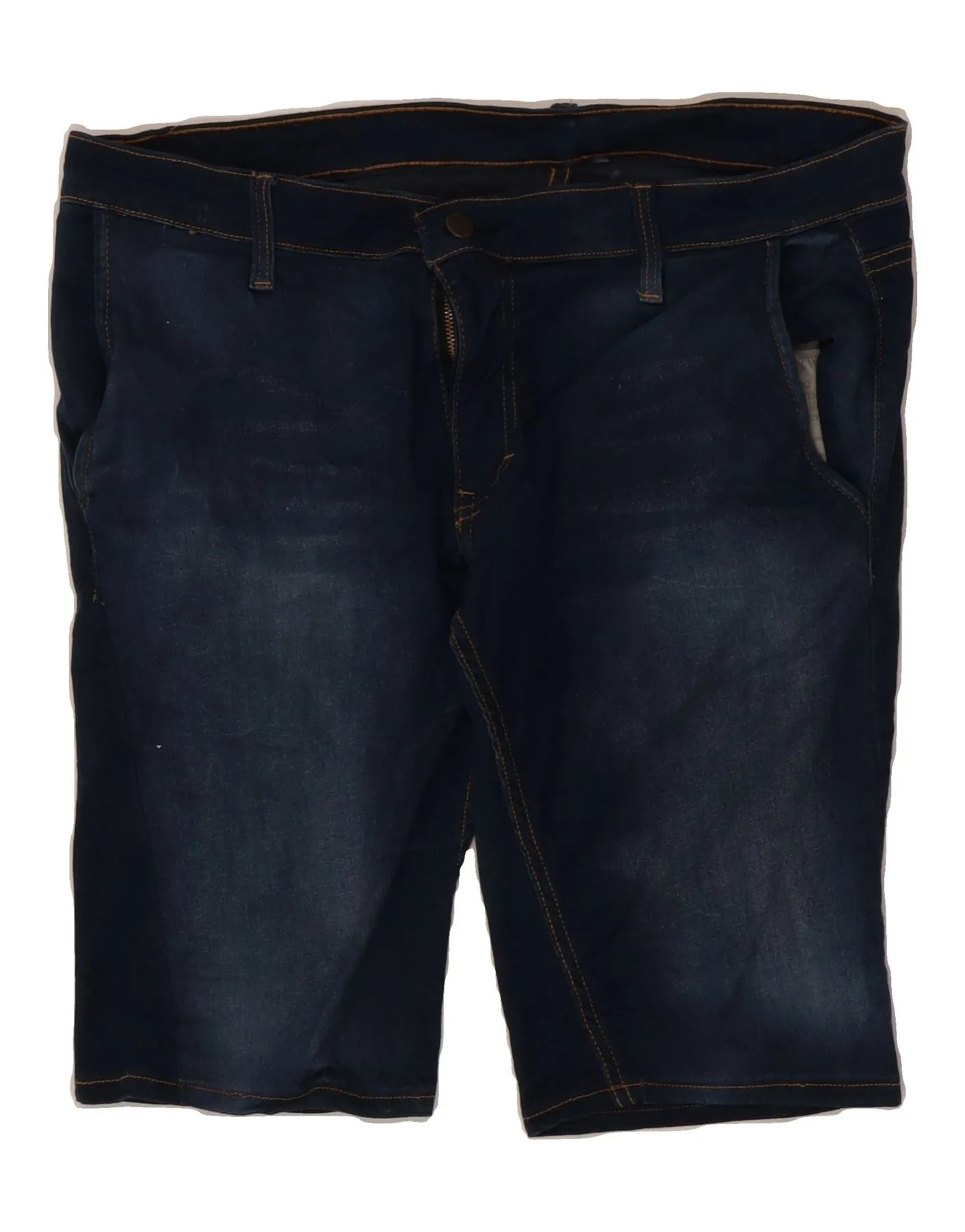 LEVI'S Womens 510 Denim Shorts W38 XL  Blue Cotton Quick Release Cuffs