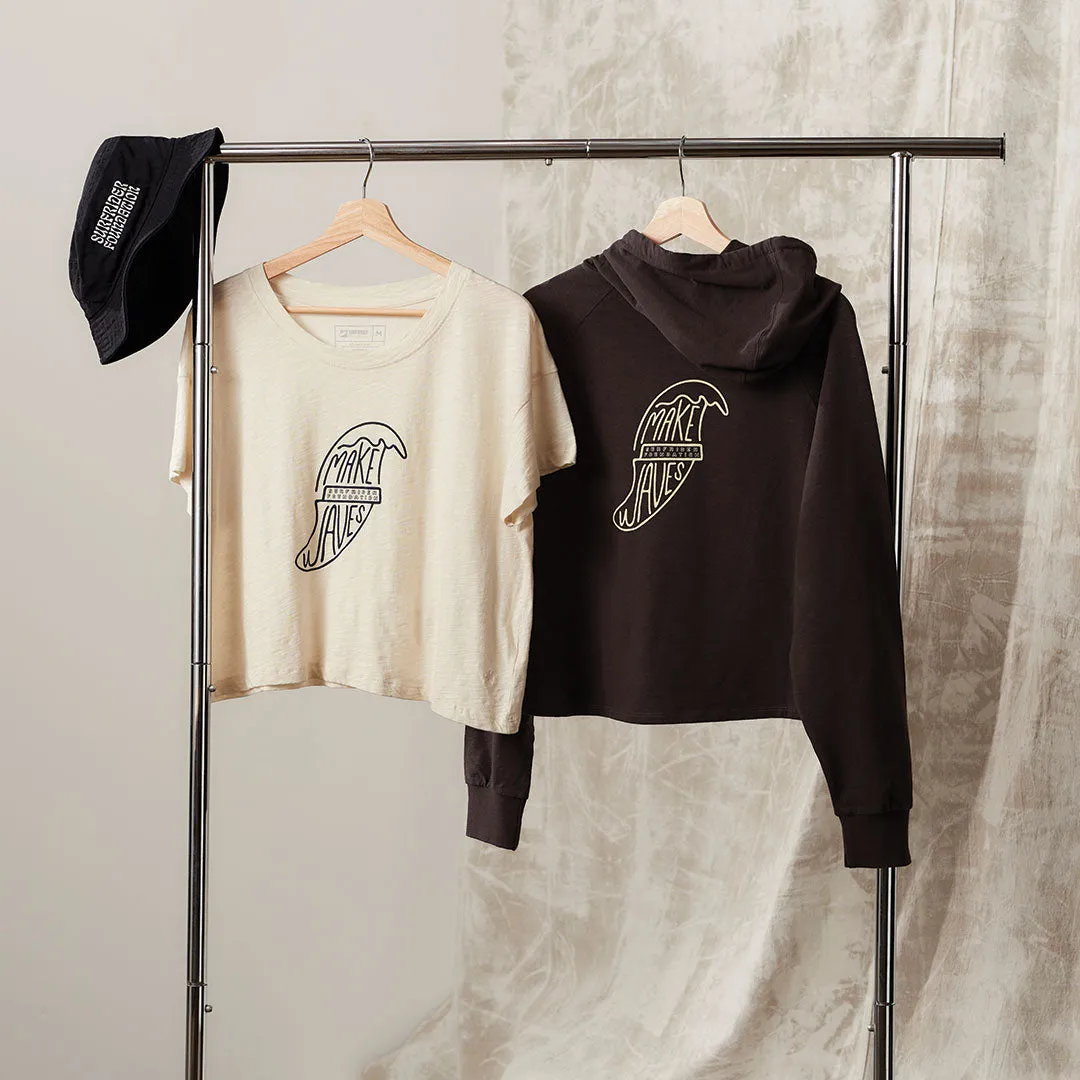 Womens Make Waves Tee Geometric Print Casual Ease