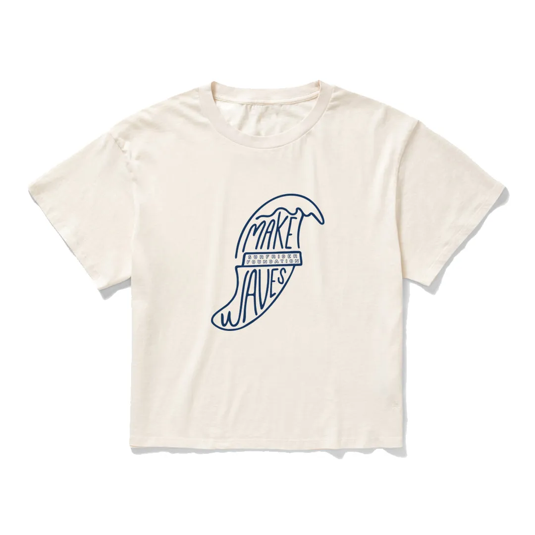 Womens Make Waves Tee Comfy Stretch
