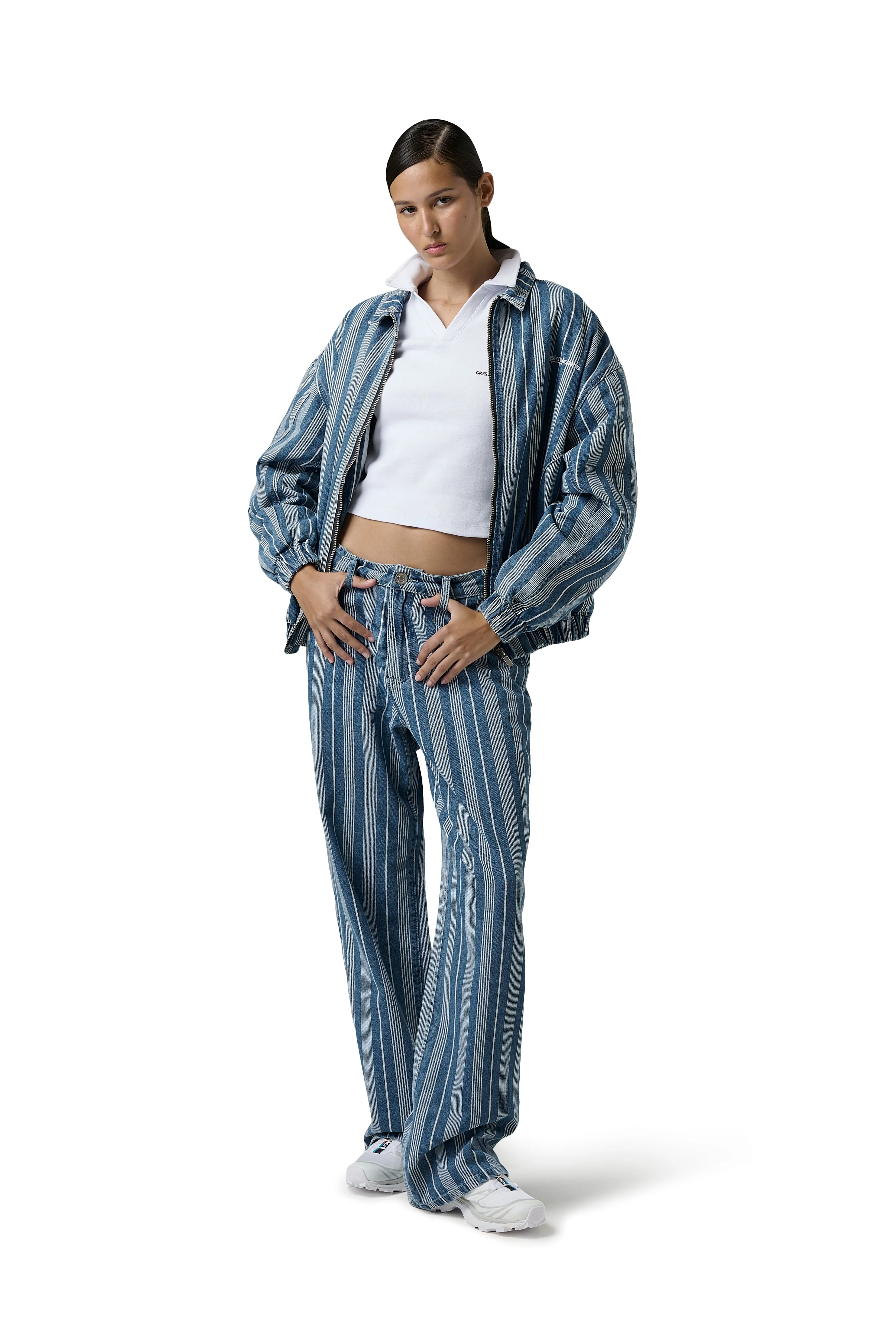 Holiday Trip Vista Stripe Oversized Jacket