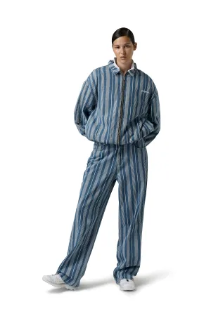 Vista Stripe Oversized Jacket Athletic Tailored Fit