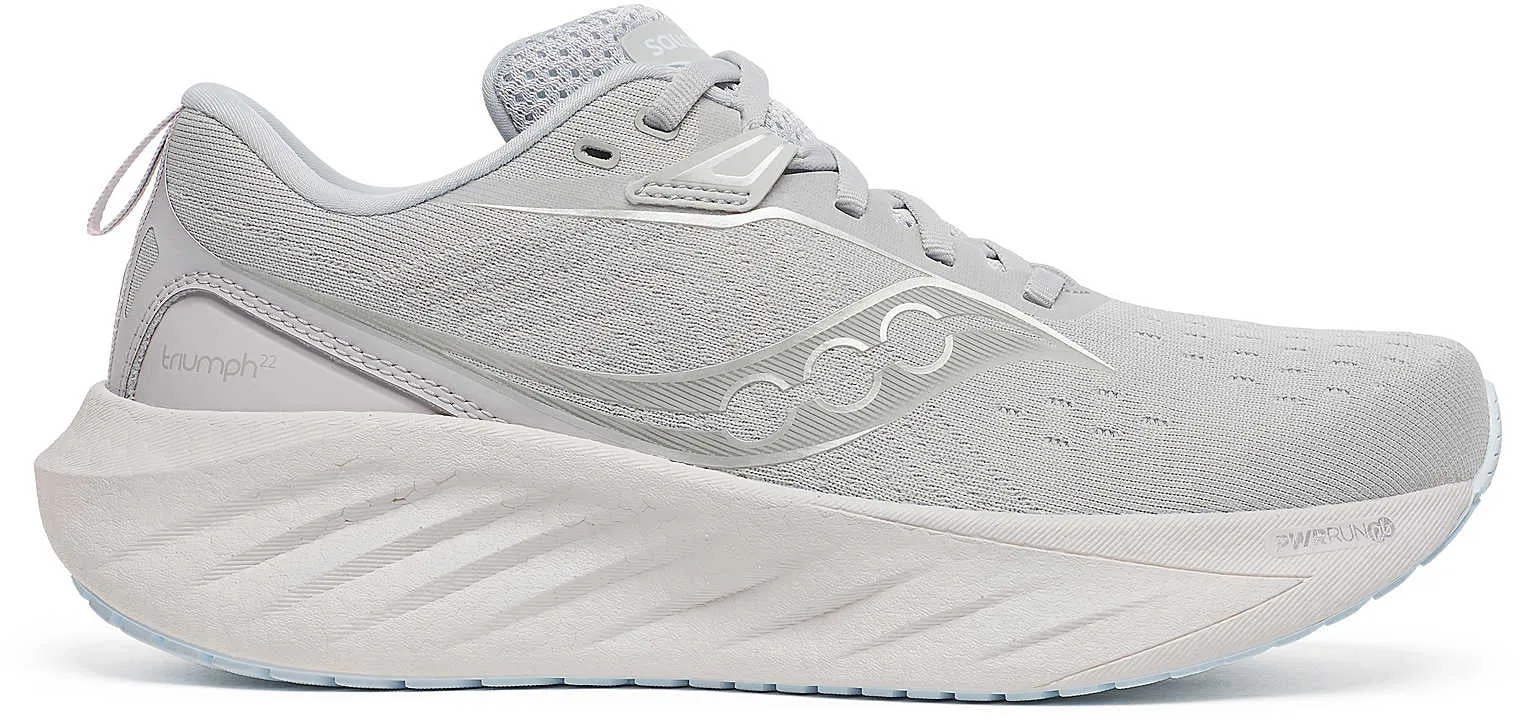 Saucony Triumph 22 Womens Running Shoes - Grey Matte