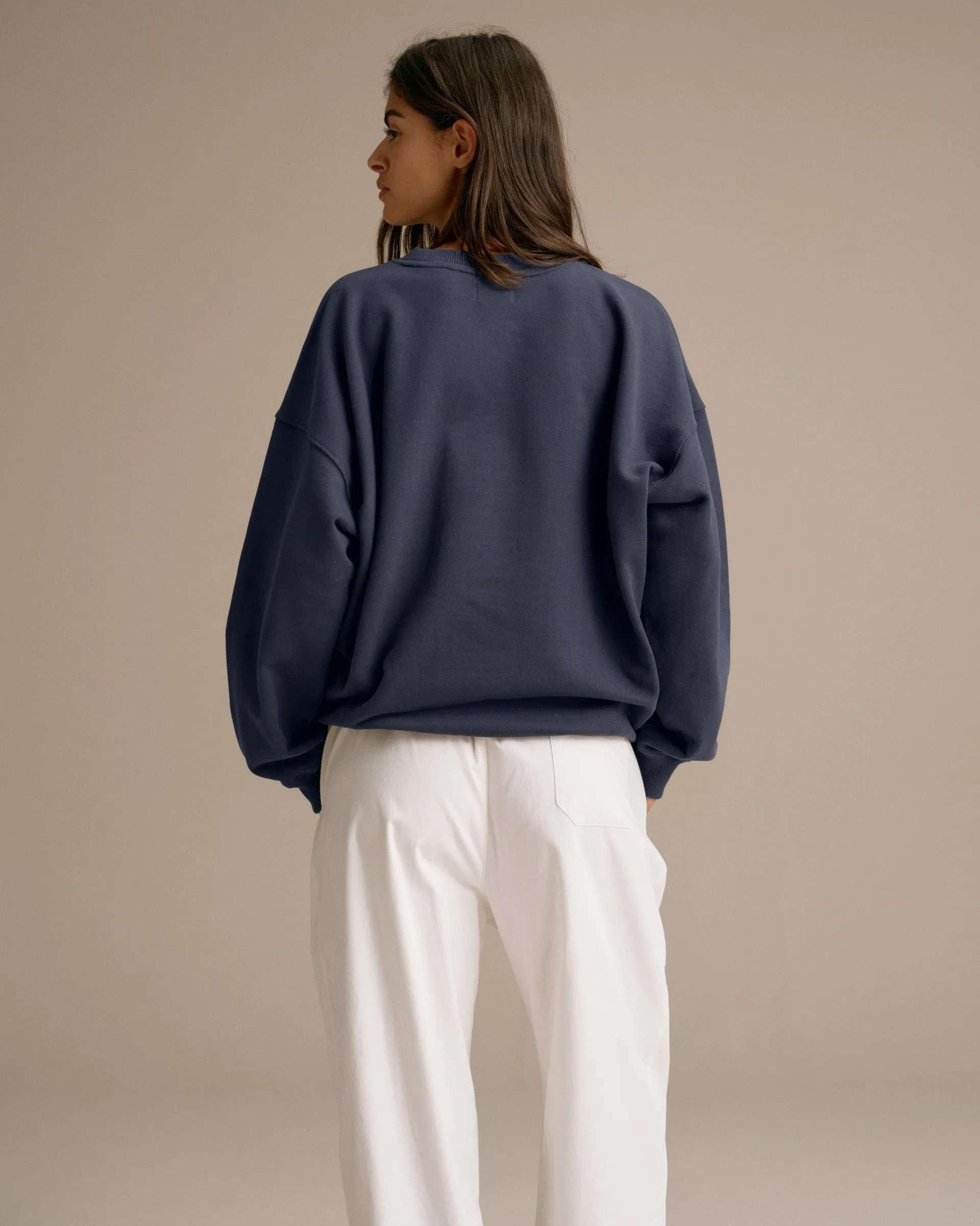 Concert wear Athletic Cut AS Oversized Sweatshirt - Midnight Blue