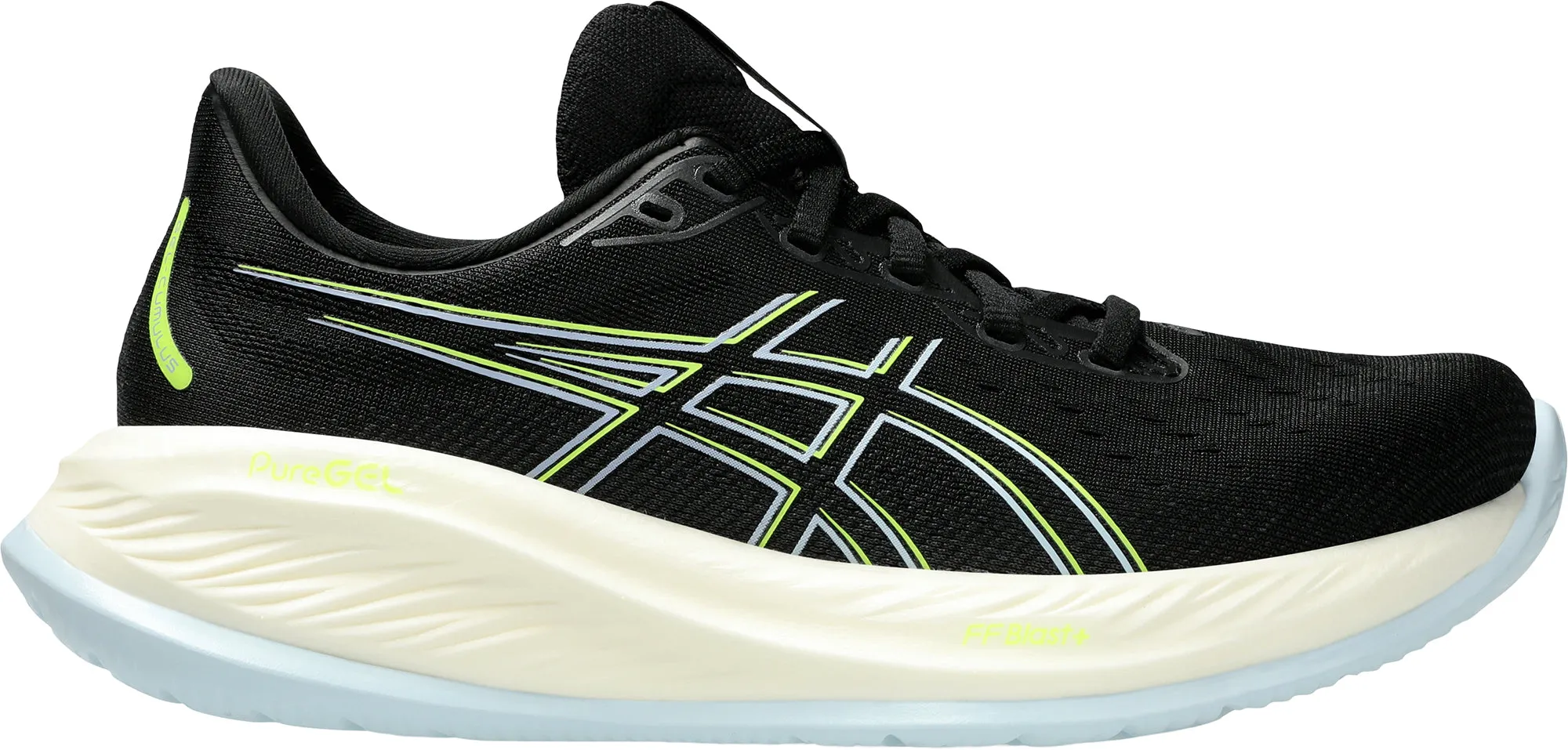 Multi Terrain Grip Quick Dry Liner Asics Gel Cumulus 26 Womens Running Shoes - Black