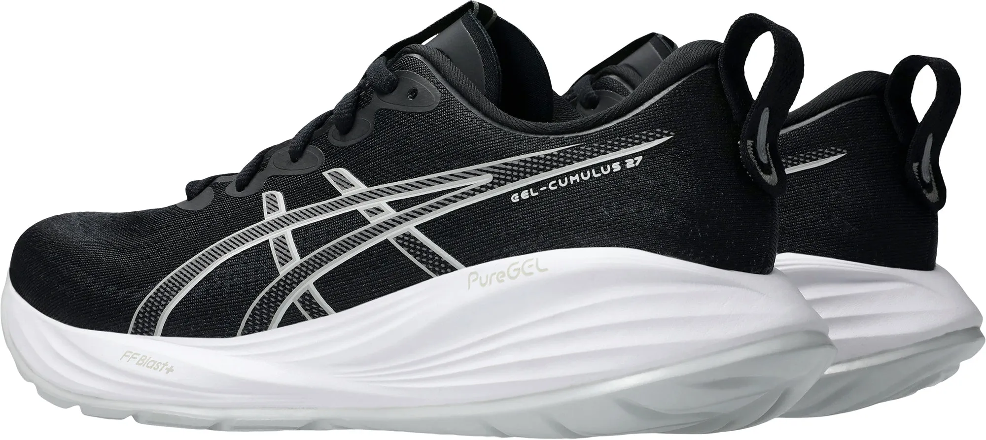 Asics Gel Cumulus 27 Womens Running Shoes - Black neutral - arch - feature shoes windy - day shoes
