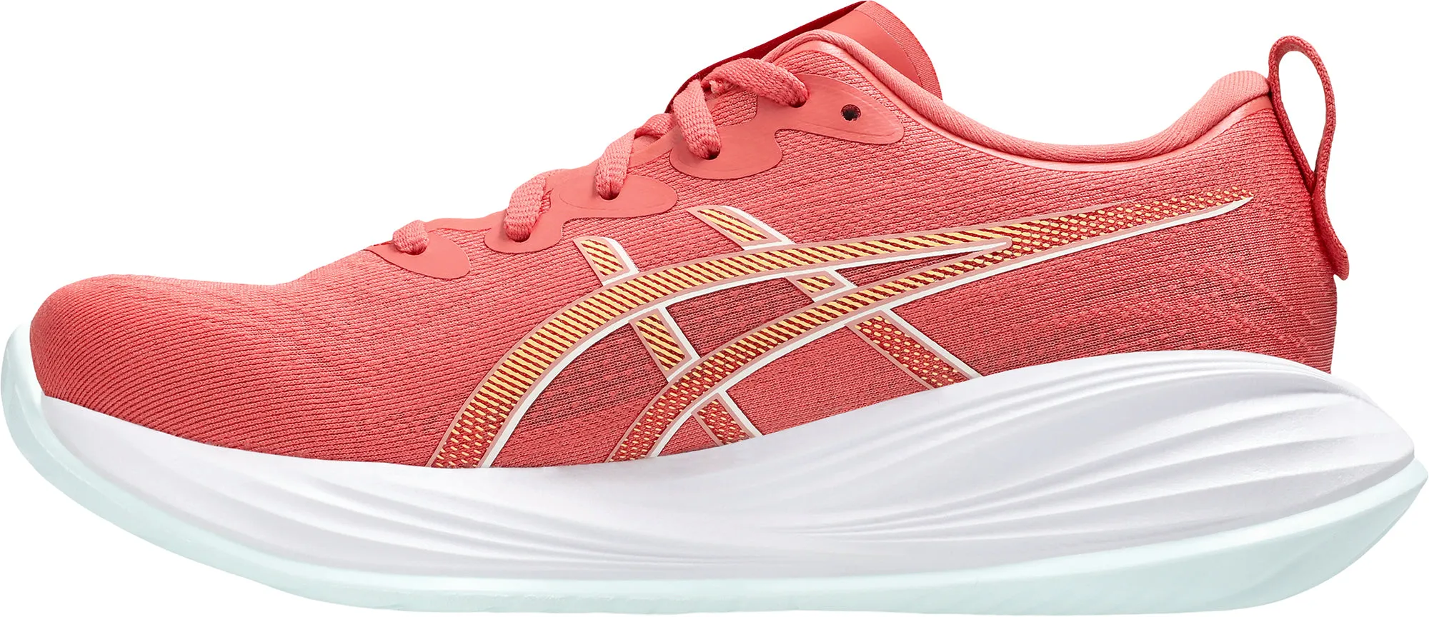 hook - and - loop running option narrow - fit running option Asics Gel Cumulus 27 Womens Running Shoes - Pink