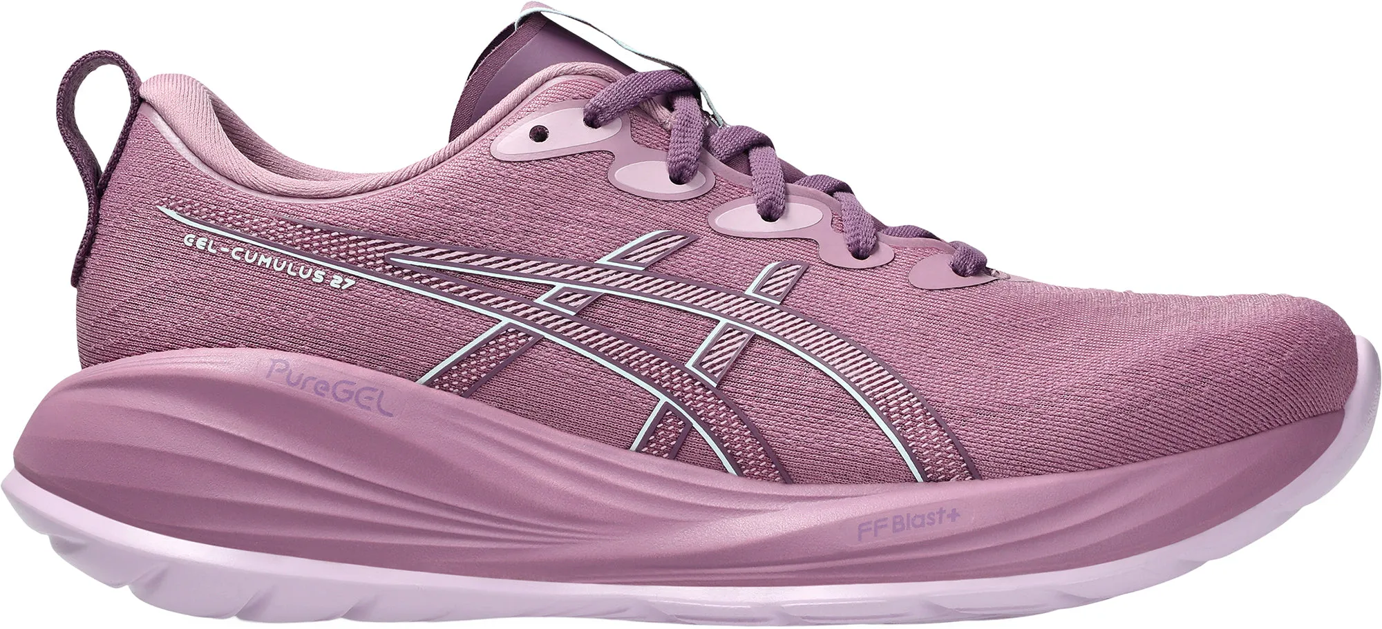 Asics Gel Cumulus 27 Womens Running Shoes - Purple running for a way to stay adaptable Narrow - footed