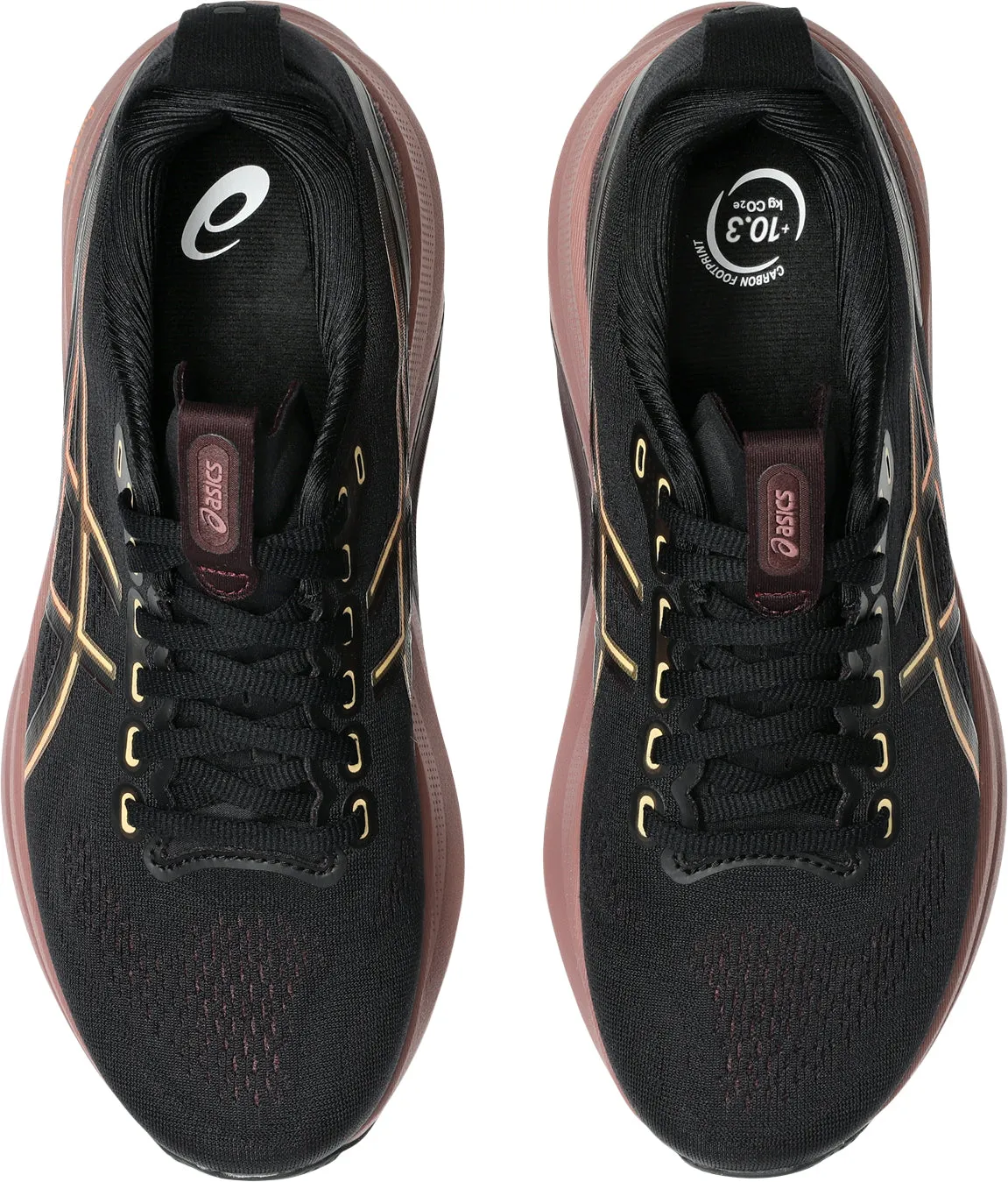 Asics Gel Kayano 32 Womens Running Shoes - Black Rollbar Stabilizer Insoles