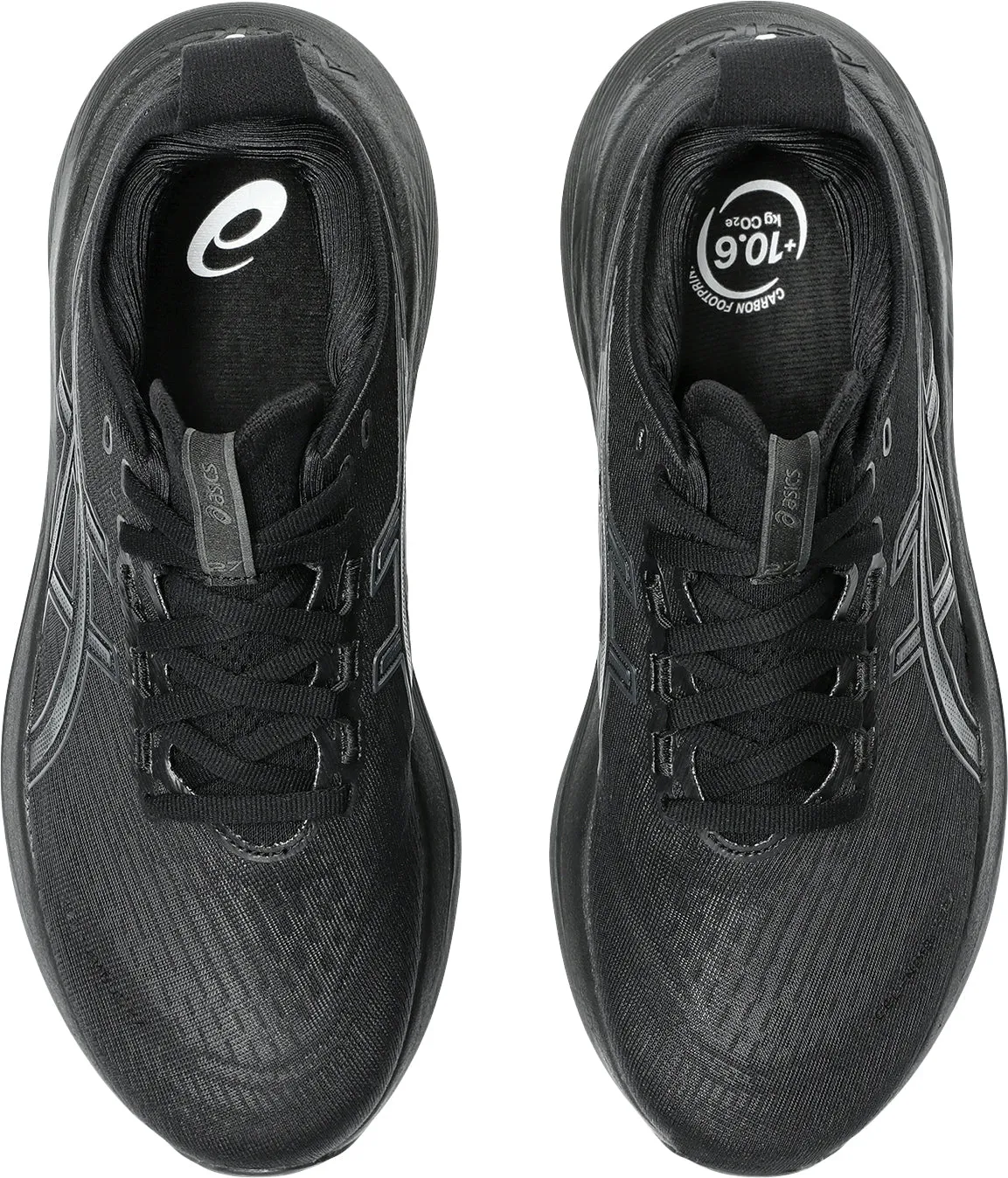 Asics Gel Nimbus 27 Womens Running Shoes - Black Roll Bar