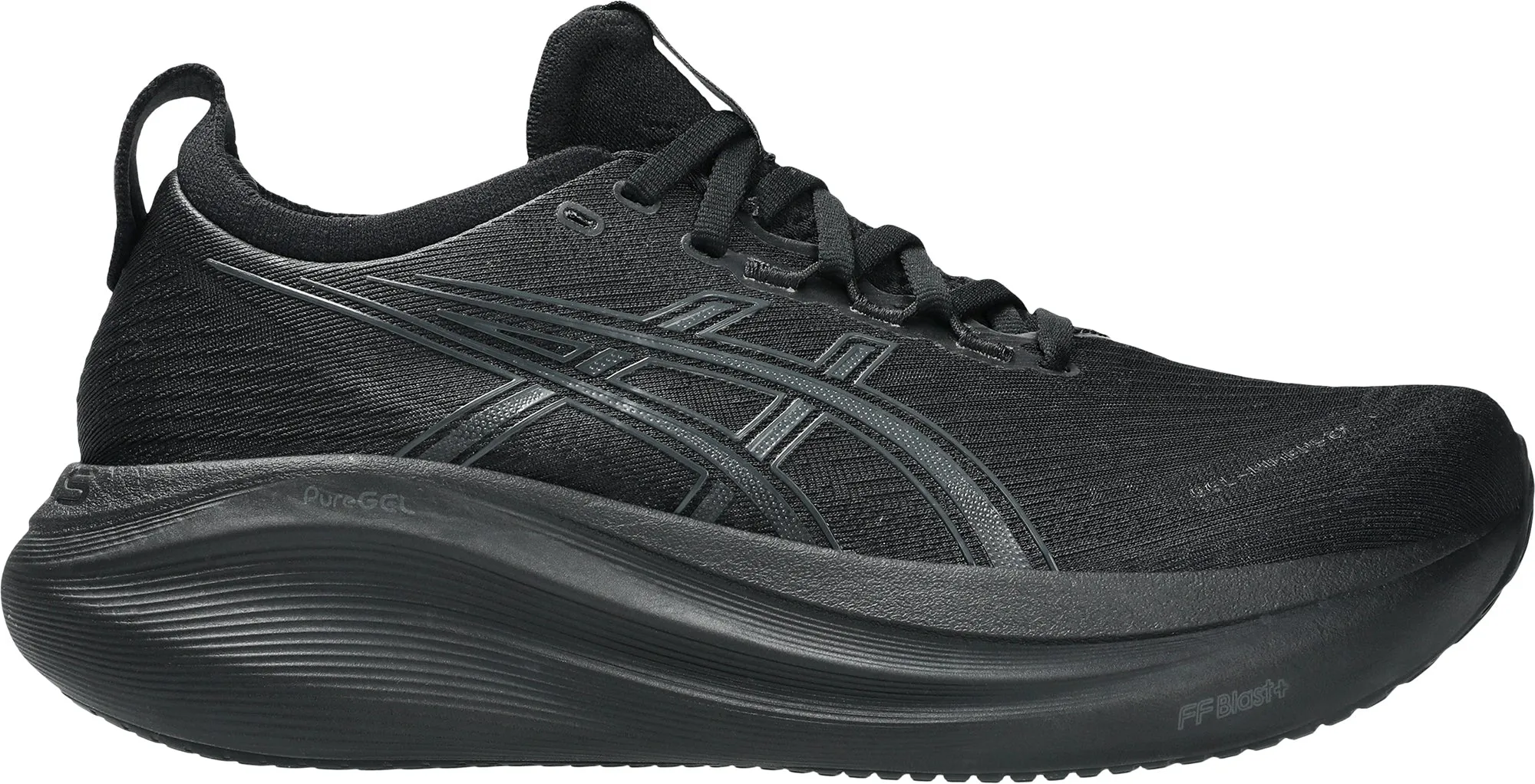 cold weather running shoe situation hip - hop dance shoes Asics Gel Nimbus 27 Womens Running Shoes - Black