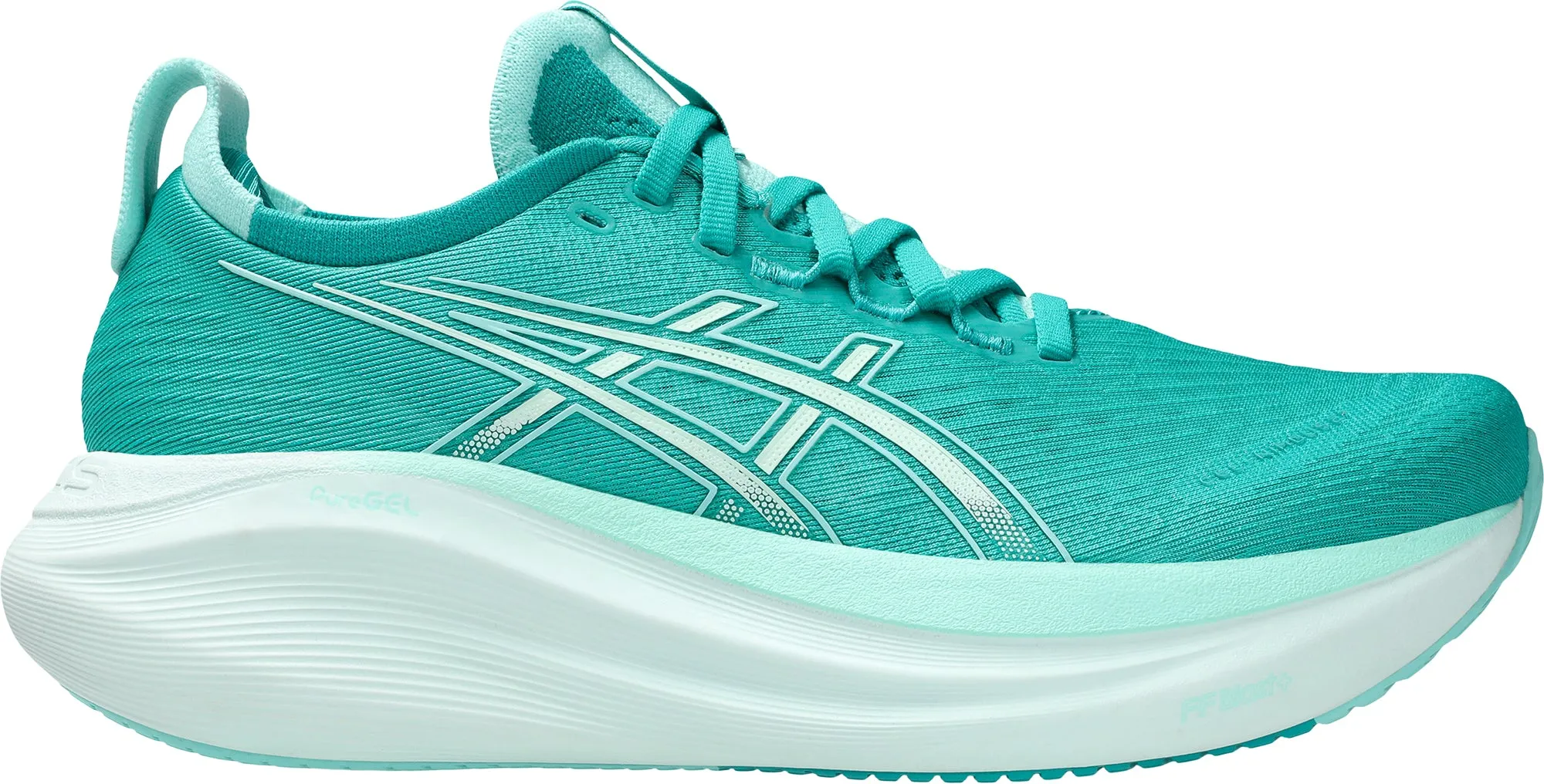 Asics Gel Nimbus 27 Womens Running Shoes - Green Orthopedic Footbed